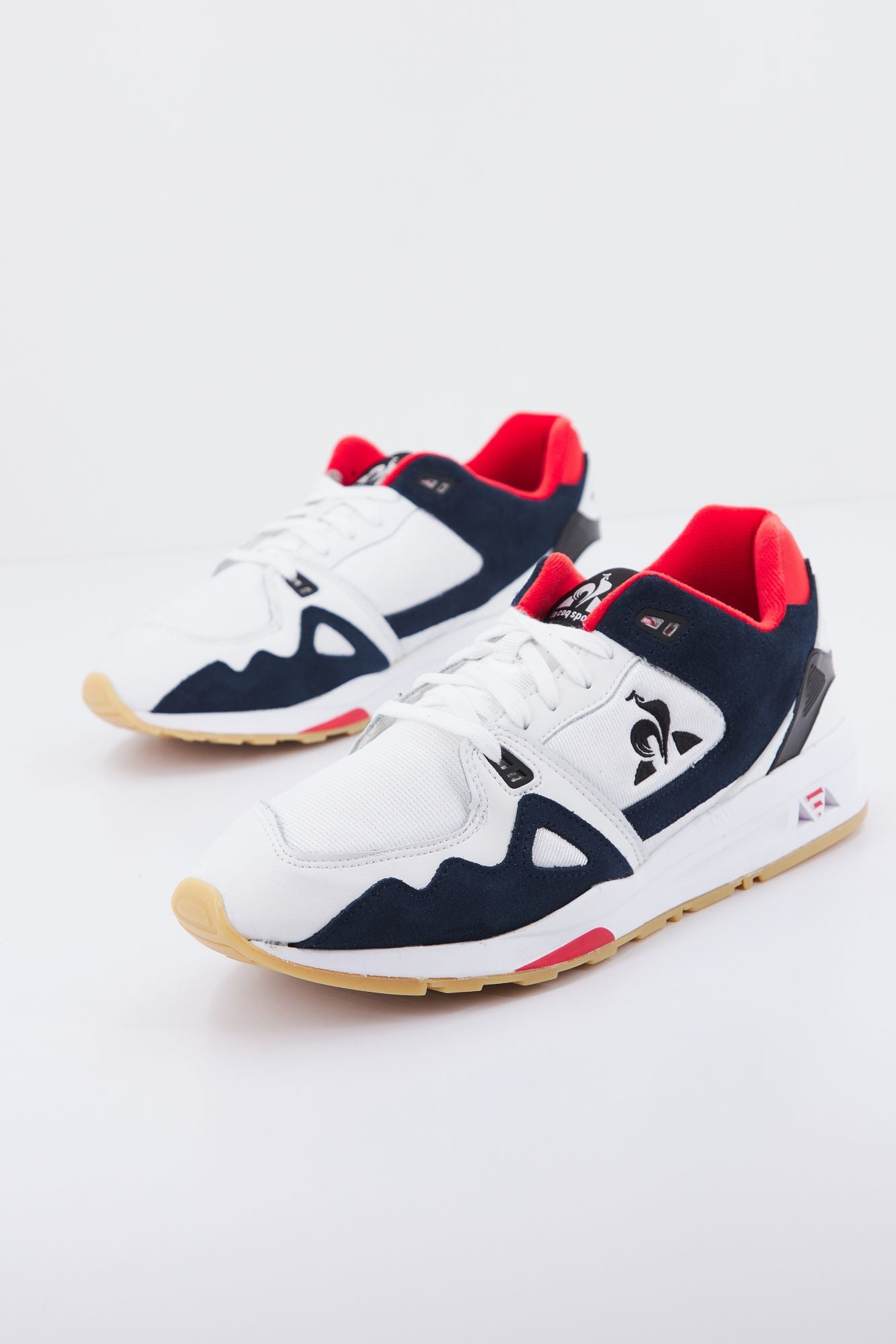 LE COQ SPORTIF LCS R1000 TRICOLORE en color BLANCO (2)