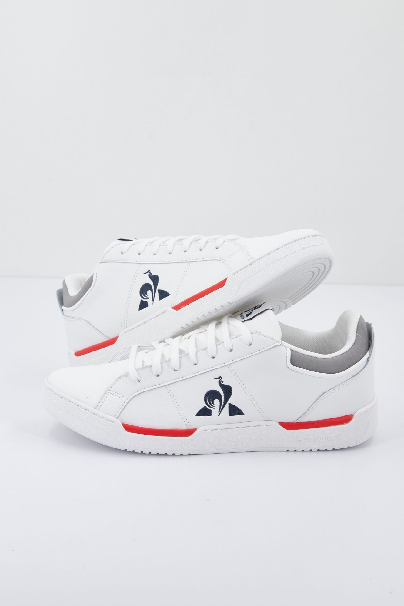 LE COQ SPORTIF STADIUM TRICOLORE en color BLANCO (4)