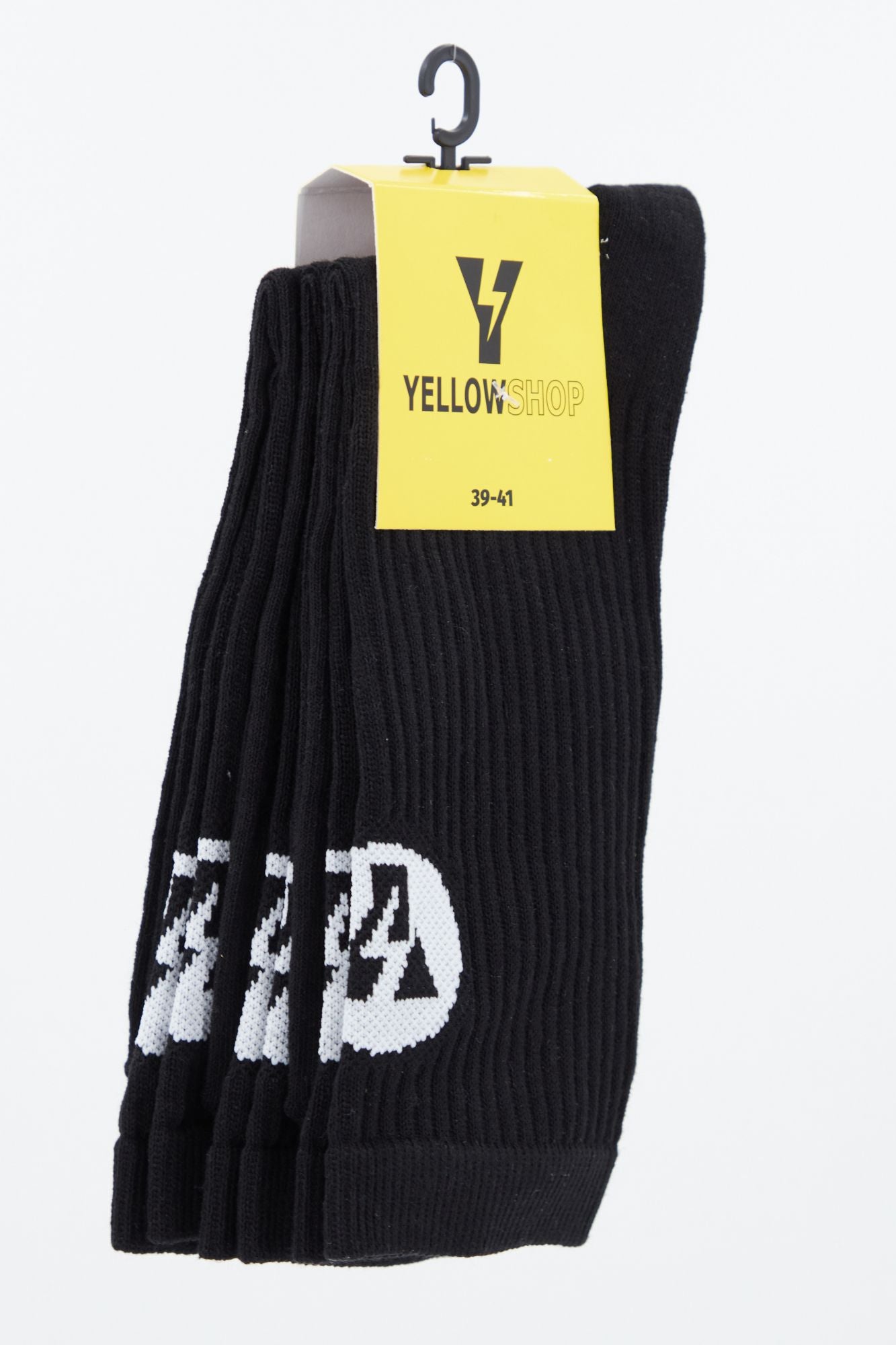 YELLOW PACK DE 3 THUNDER SOCKS en color NEGRO (4)