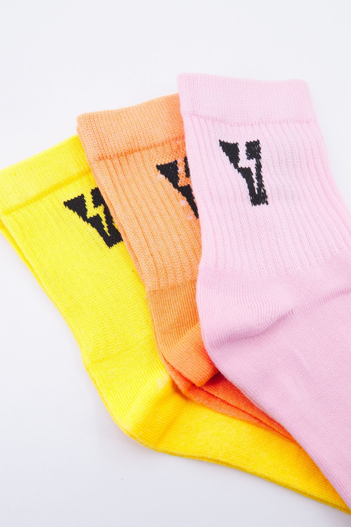 YELLOW PACK DE 3 THUNDER SOCKS en color MULTICOLOR (2)