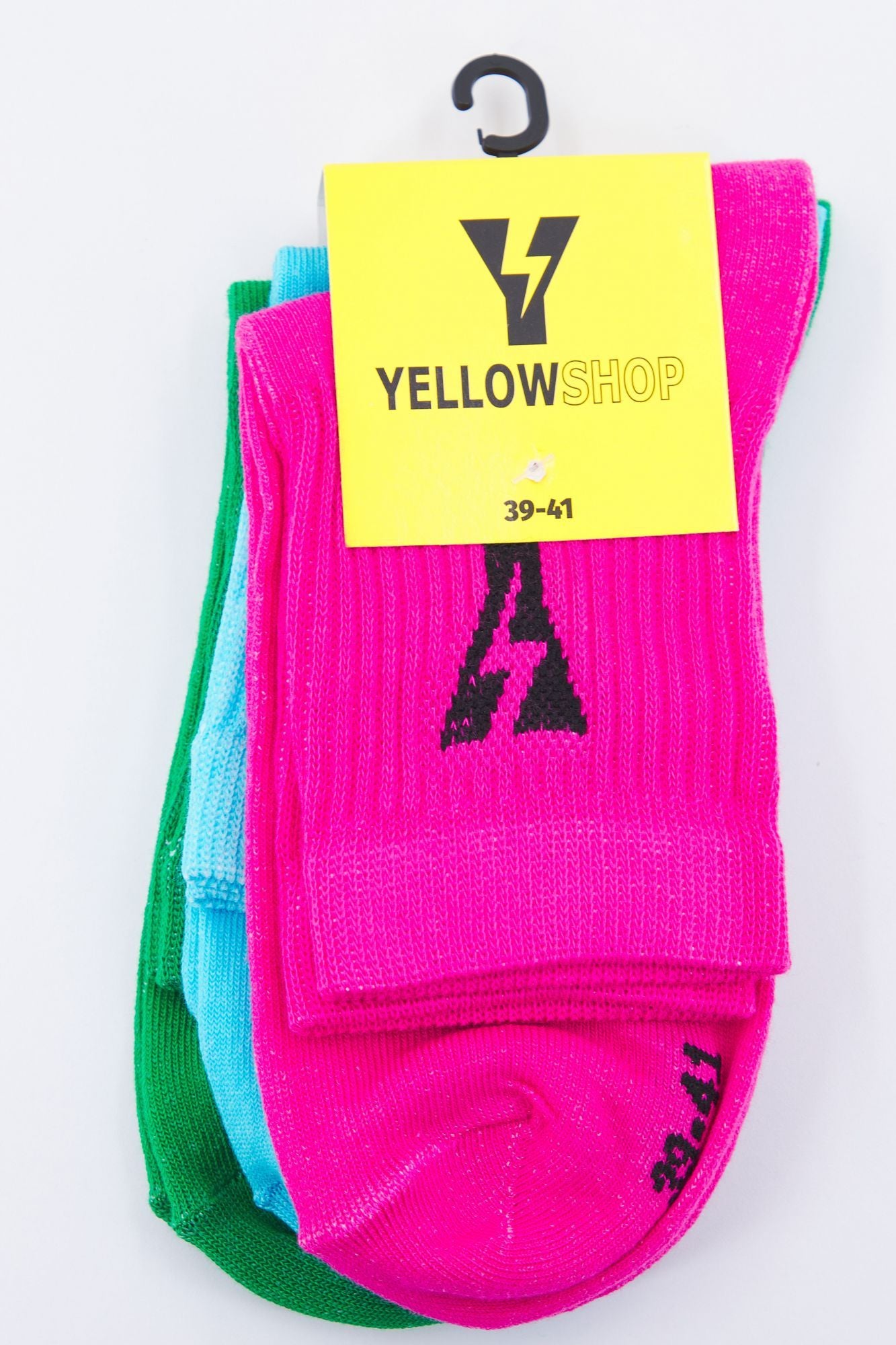 YELLOW PACK DE 3 THUNDER SOCKS en color MULTICOLOR (1)