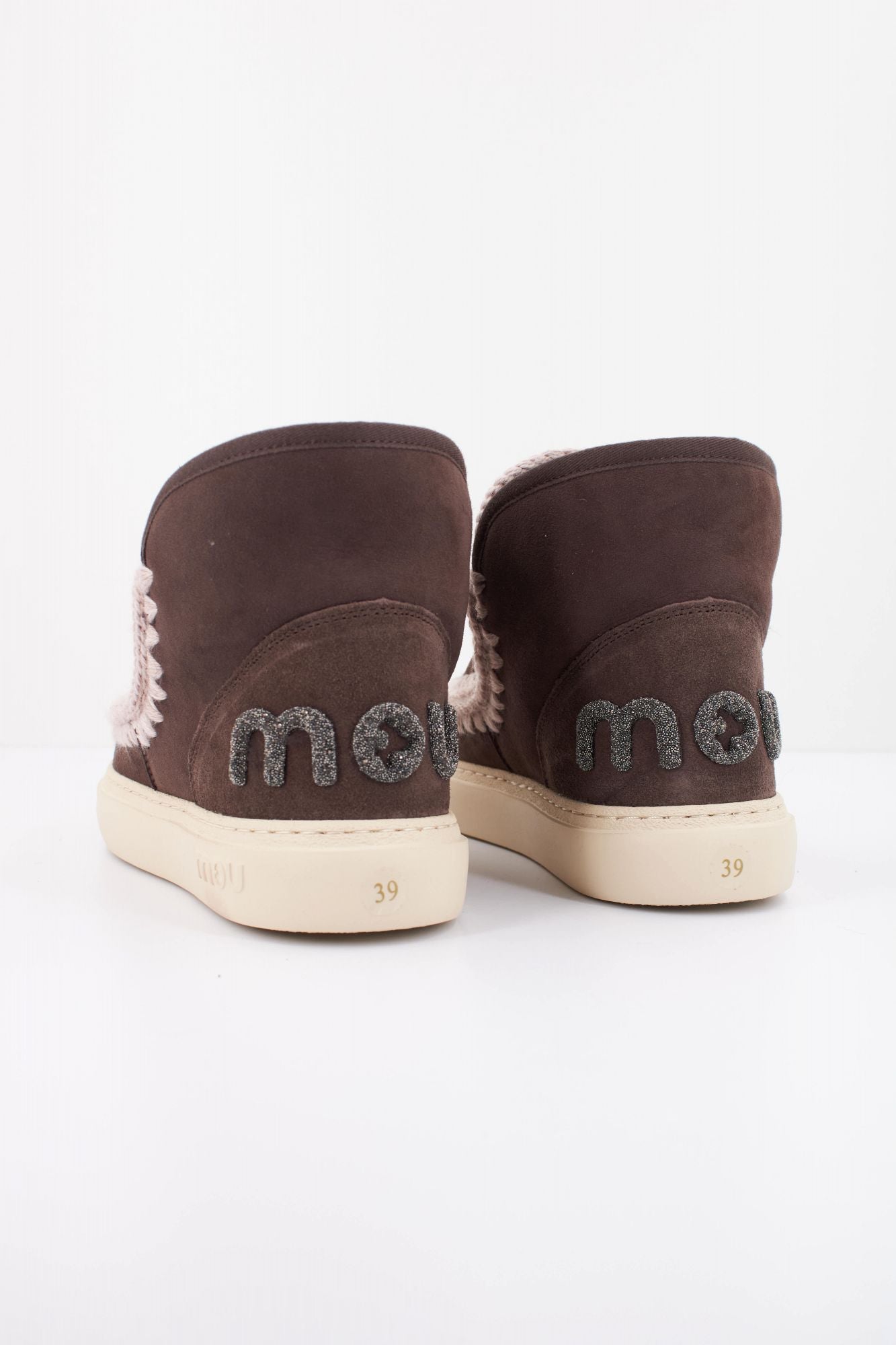 MOU ESKIMO SNEAKER BOLD GLIT. en color MARRON (4)