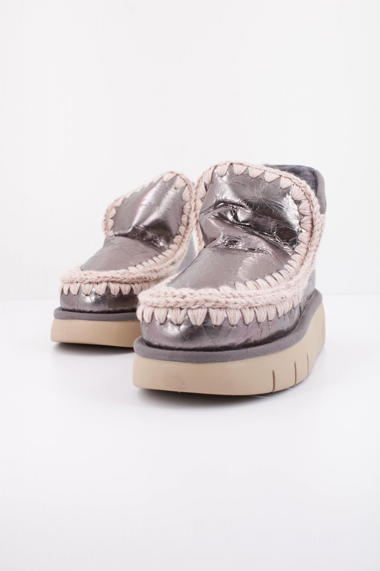 MOU ESKIMO BOUNCE SNEAKER en color PLATA (2)