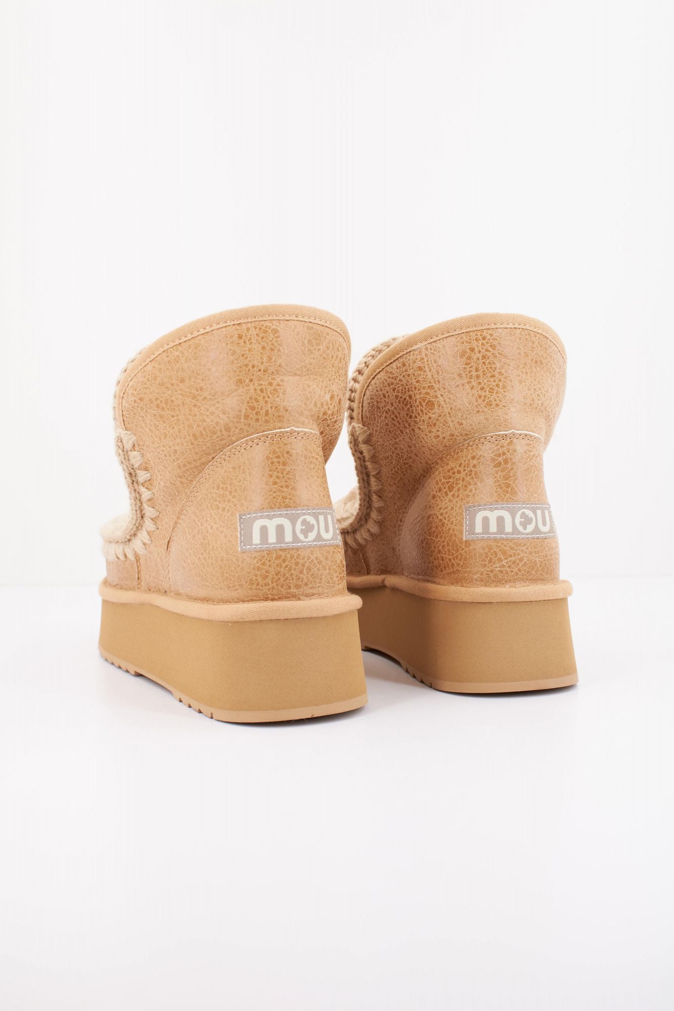 MOU ESKIMO SNEAKER BOOTS en color MARRON CLARO (4)