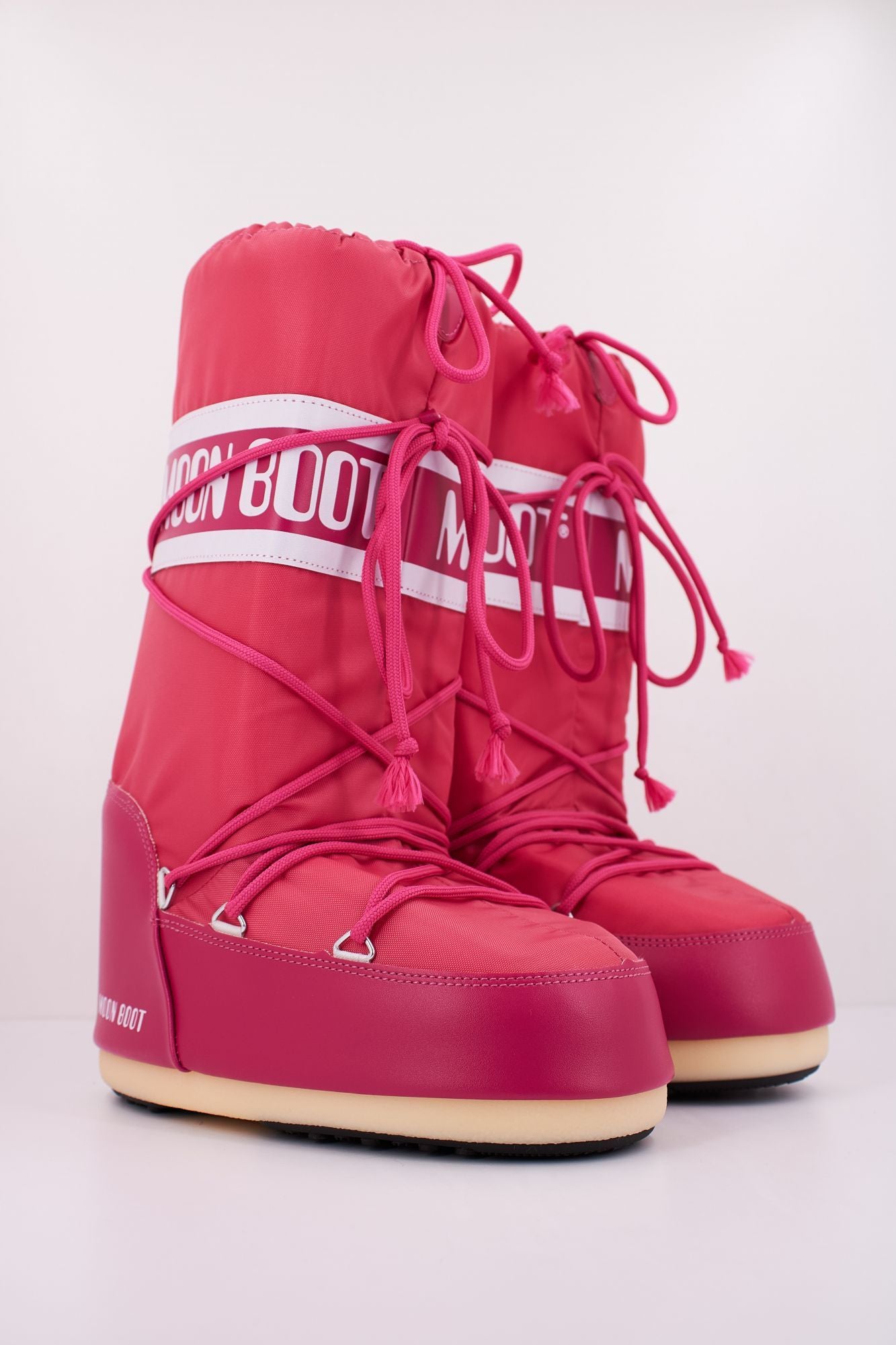 MOON BOOT MB ICON NYLON en color ROSA (2)