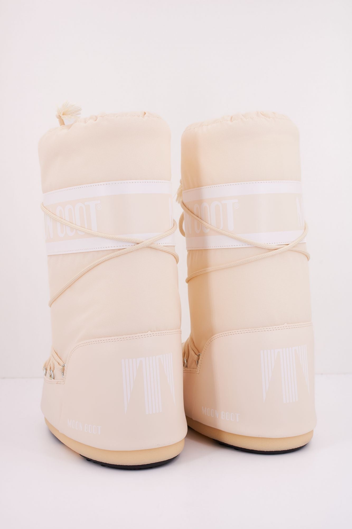 MOON BOOT MB ICON NYLON en color BEIS (4)