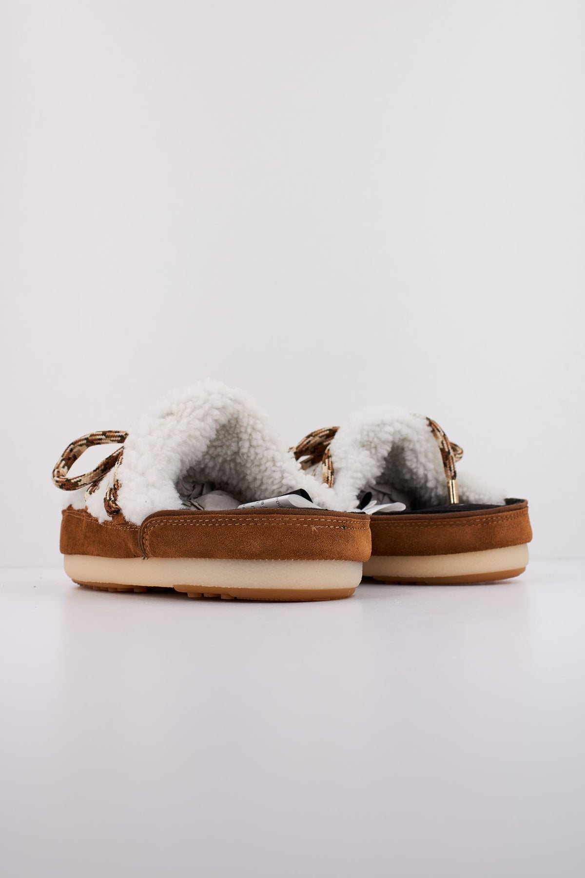 MOON BOOT MULES SHEARLING 14601100 001 en color MARRON (4)