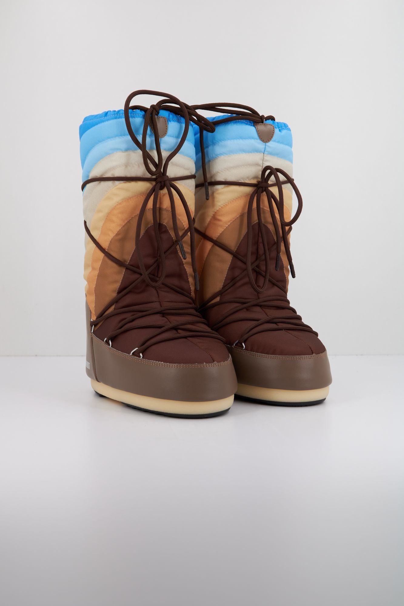 MOON BOOT MB ICON RAINBOW en color MARRON (2)