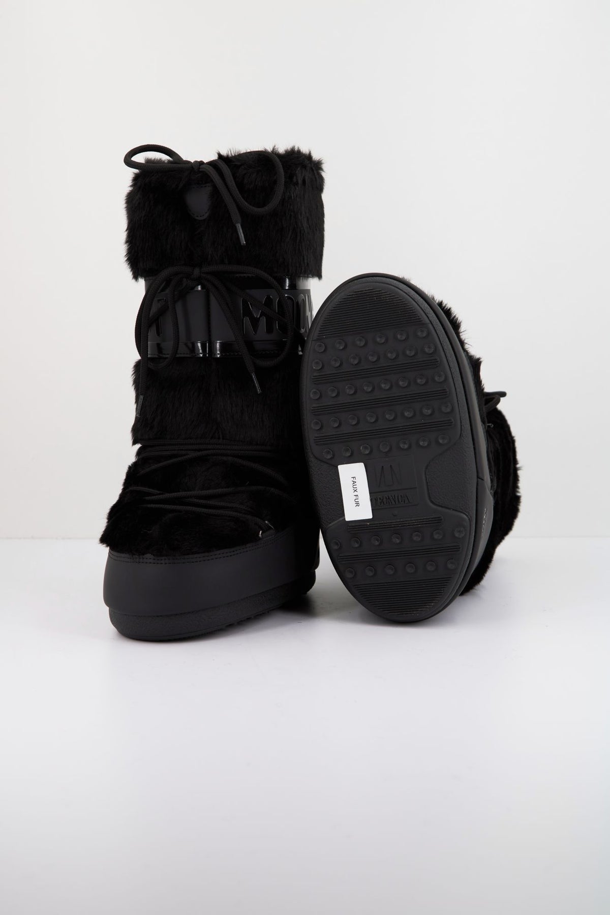 MOON BOOT ICON FAUX FUR 14089000 001 en color NEGRO (4)