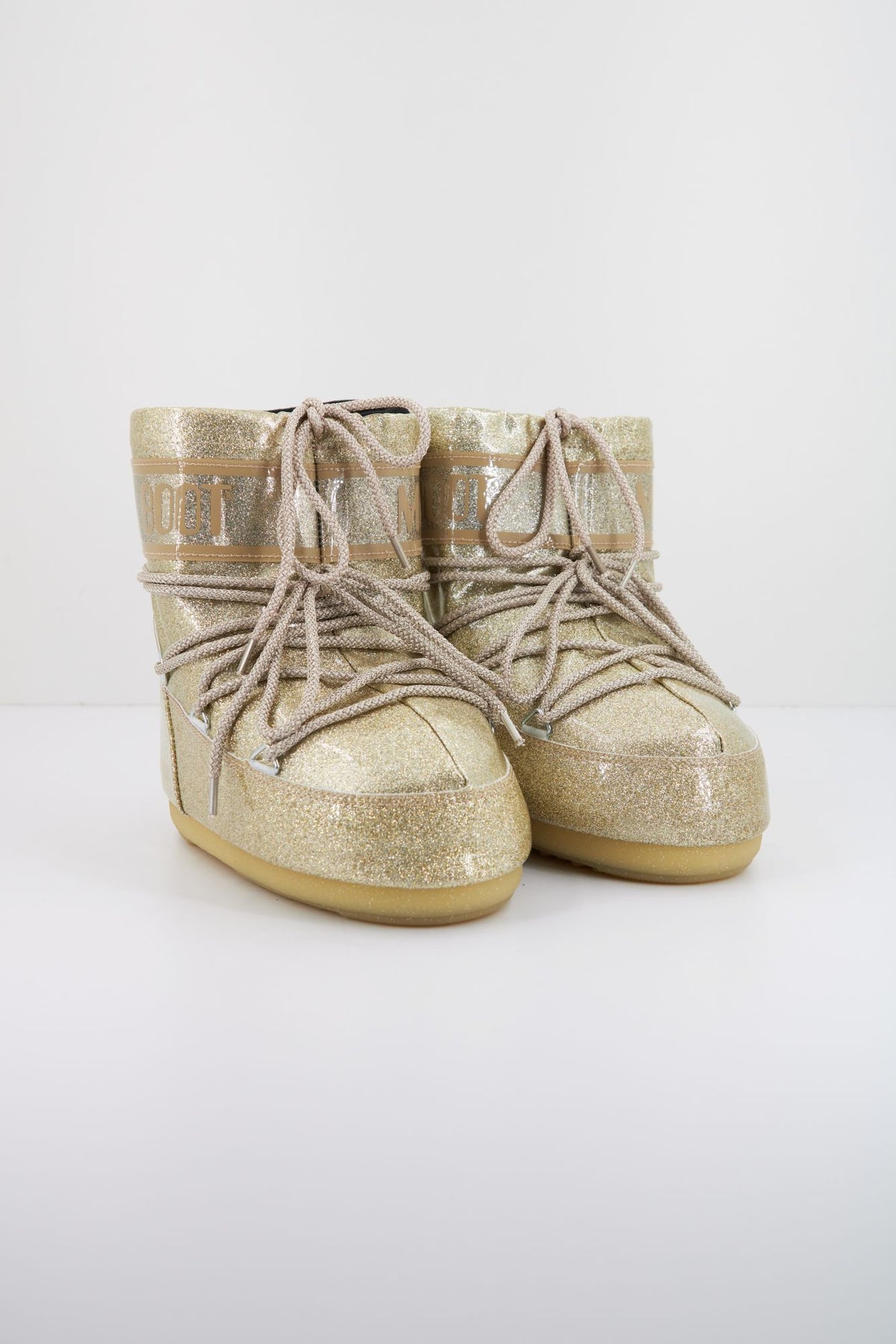 MOON BOOT ICON LOW GLITTER 14094400 004 en color ORO (2)