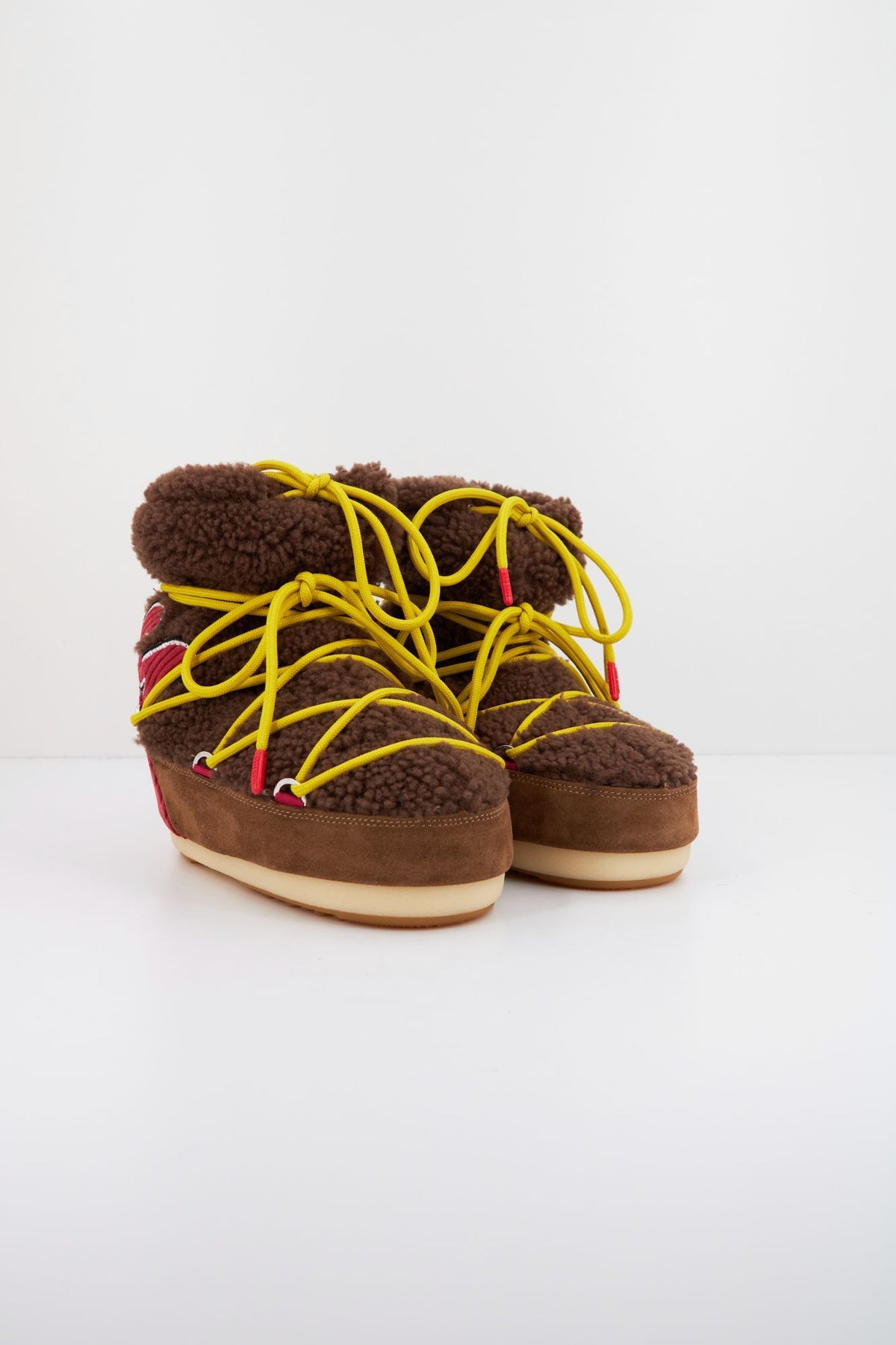 MOON BOOT LIGHT M PATCH SHEARLING 14602300 001 en color MARRON (2)