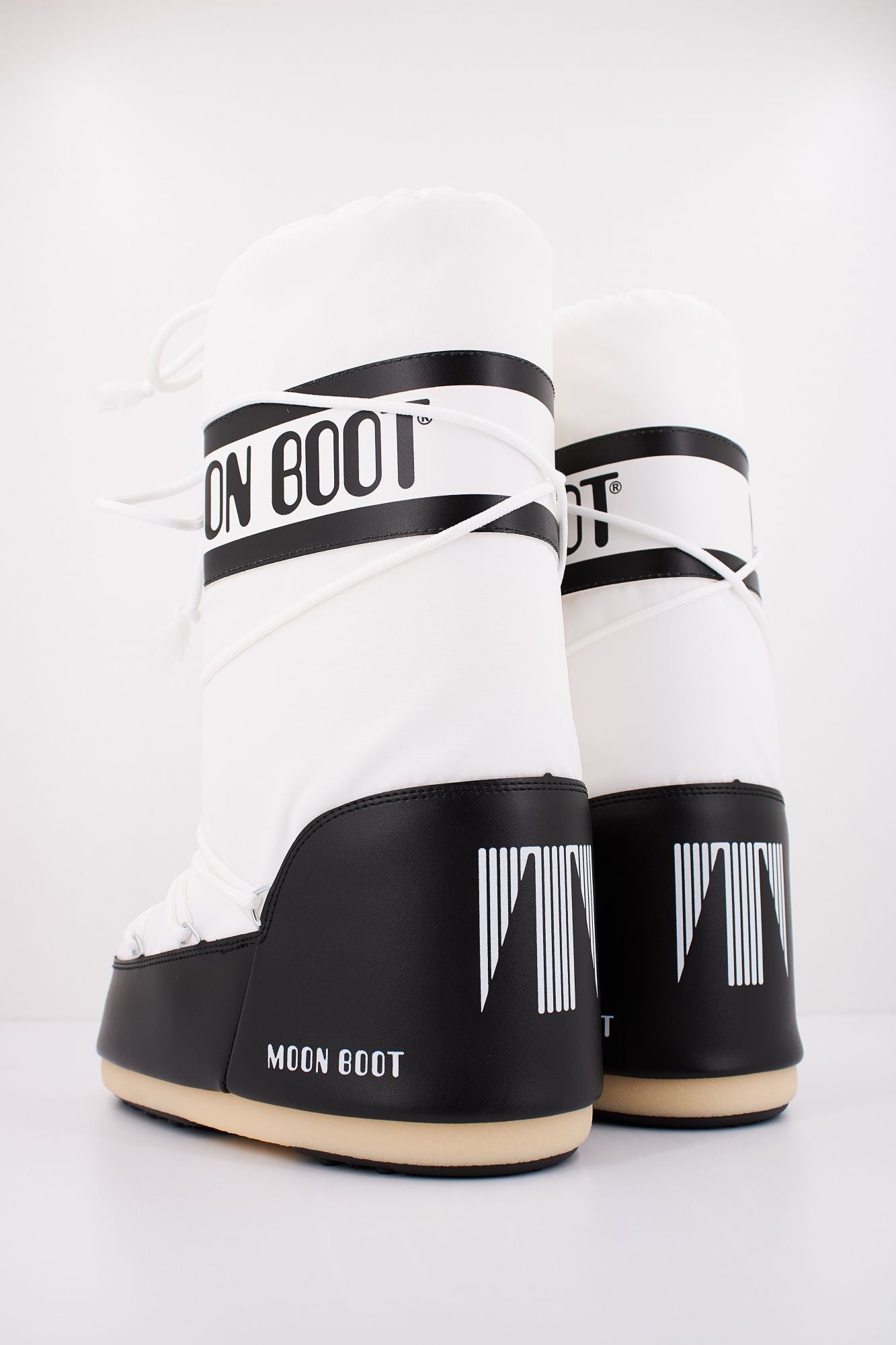 MOON BOOT MB ICON NYLON en color BLANCO (4)