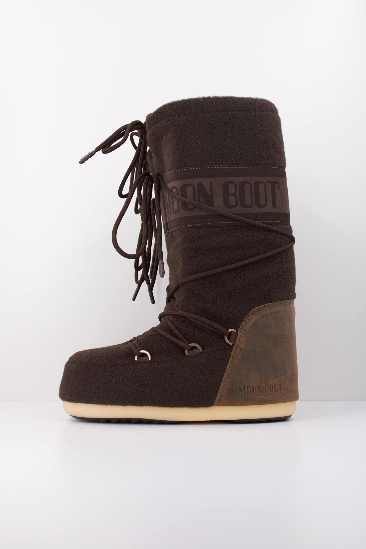 MOON BOOT MB ICON NUBUCK FELT en color MARRON (1)