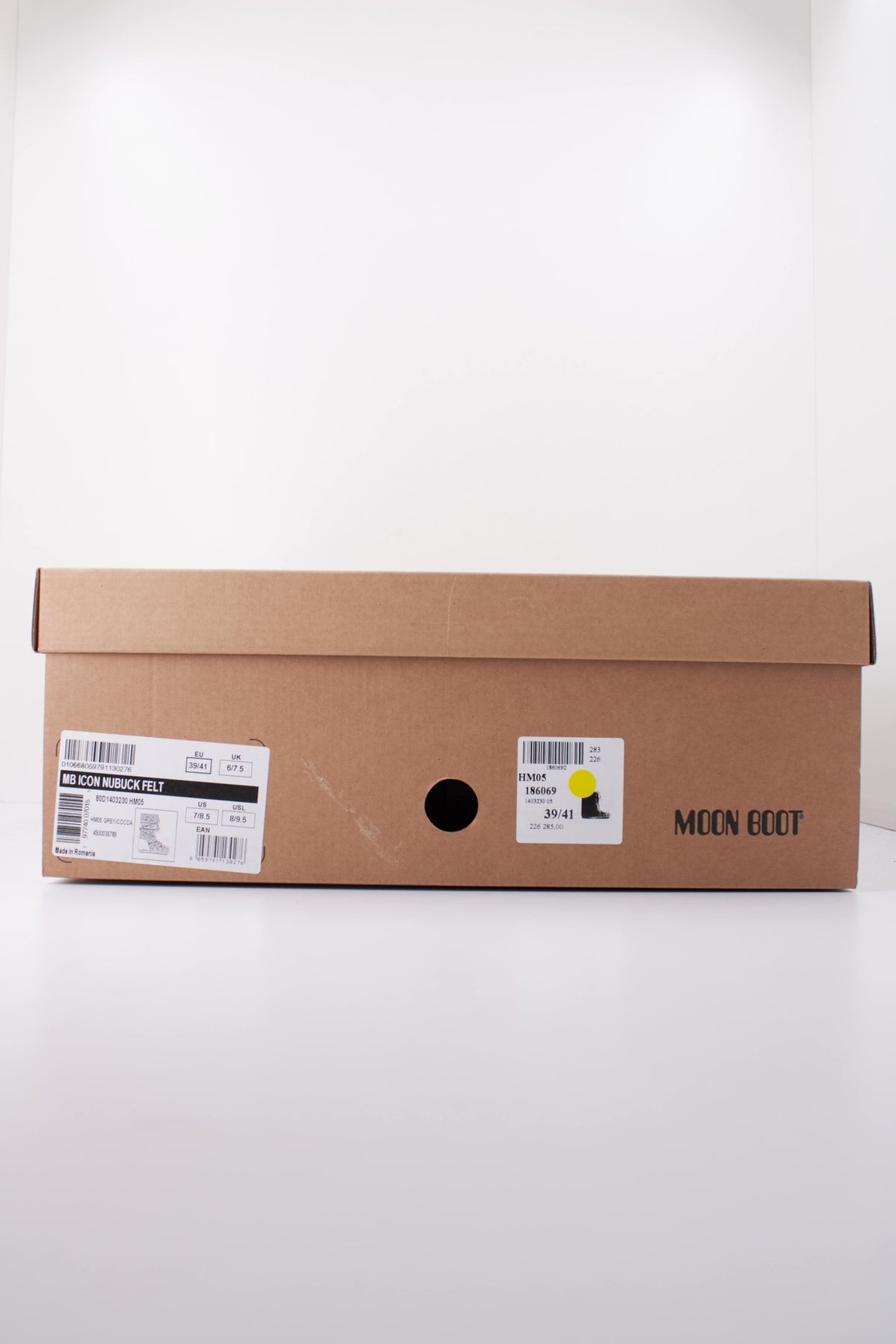 MOON BOOT MB ICON NUBUCK FELT en color GRIS (6)