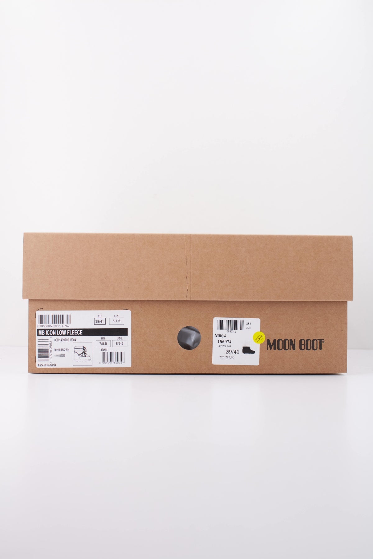 MOON BOOT MB ICON LOW FLEECE en color MARRON (6)