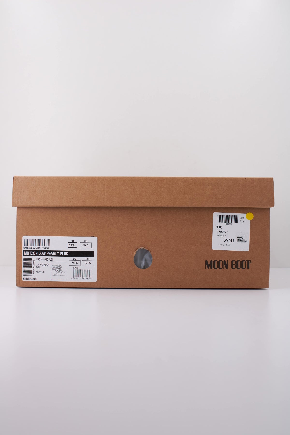 MOON BOOT ICON LOW PEARLY PLUS 14099100 01 en color BEIS (6)