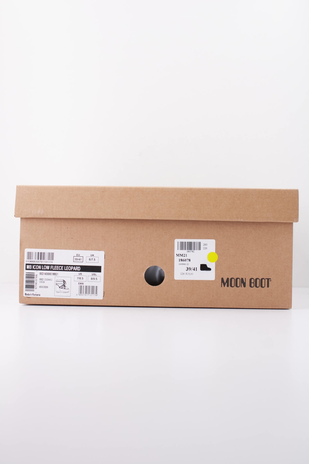 MOON BOOT MB ICON LOW FLEECE LEOPARD en color ANIMAL PRINT (6)