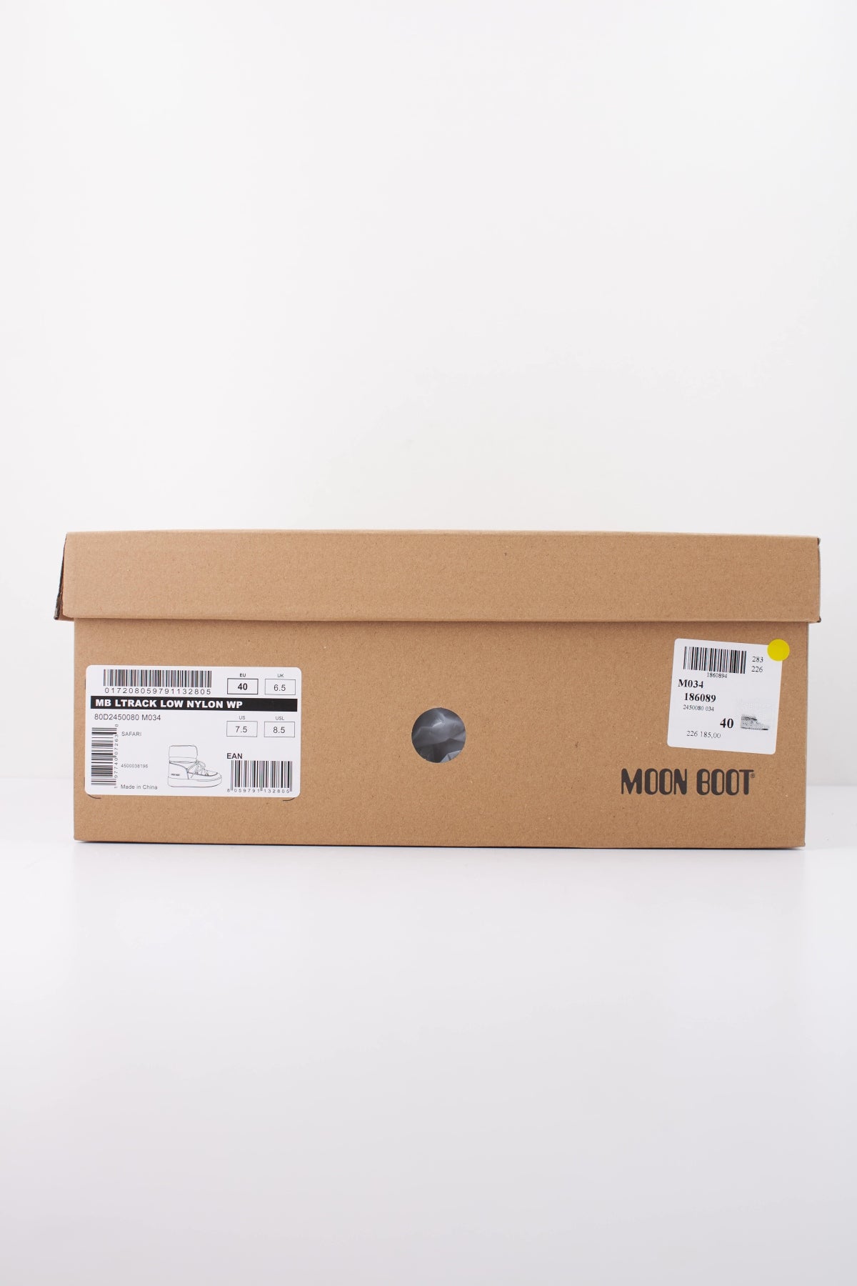 MOON BOOT LTRACK LOW NYLON WP 24500800 034 en color BEIS (6)