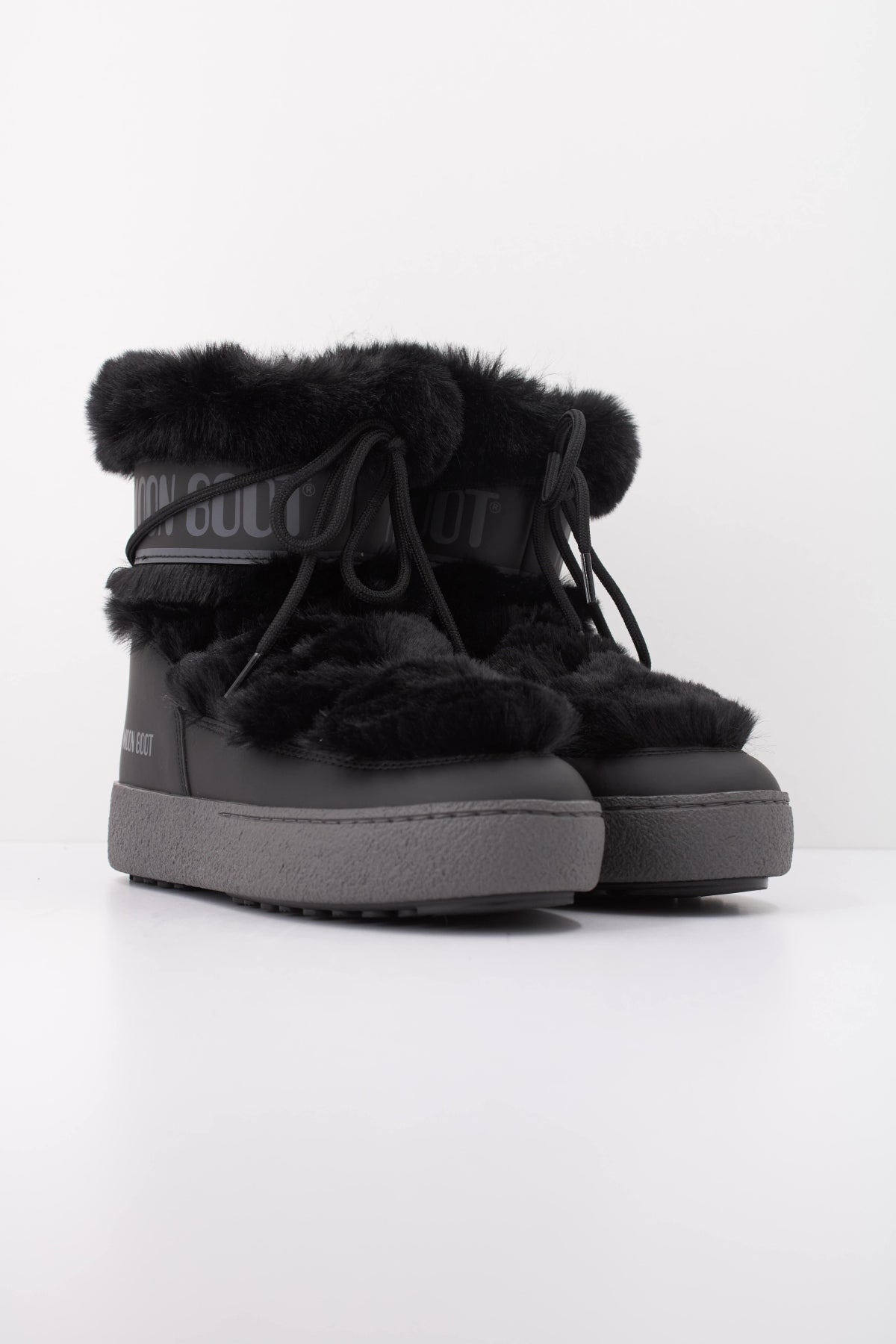 MOON BOOT LTRACK FAUX FUR WP 24501300 001 en color NEGRO (2)