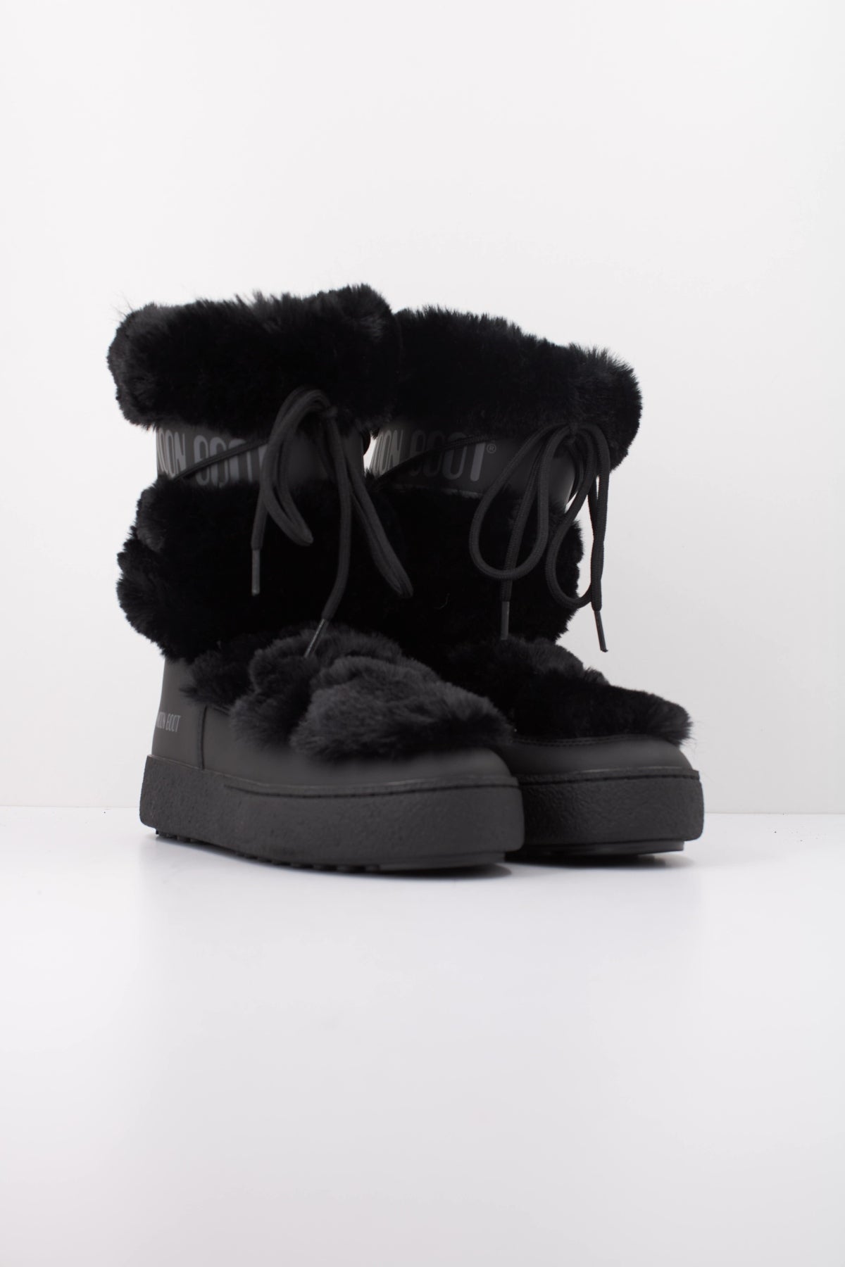 MOON BOOT LTRACK FAUX FUR HIGH WP 24502100 001 en color NEGRO (2)