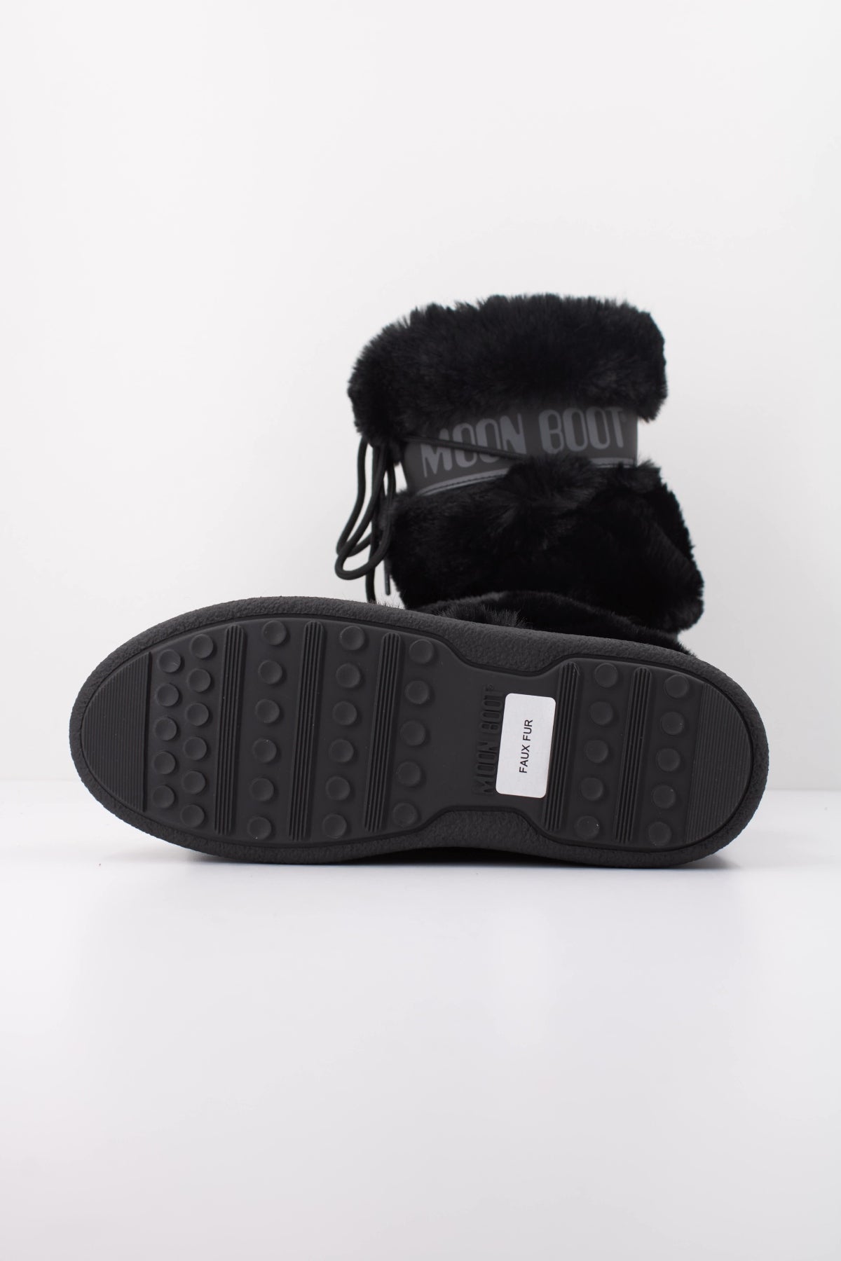 MOON BOOT LTRACK FAUX FUR HIGH WP 24502100 001 en color NEGRO (5)