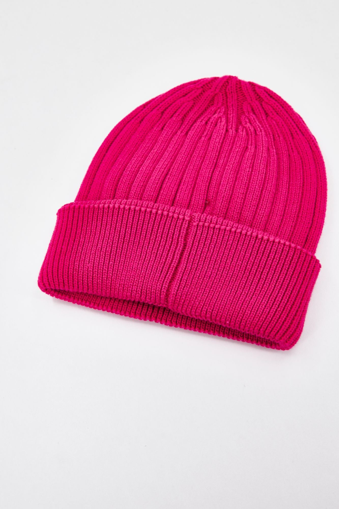 TOMMY JEANS TJW FLAG BEANIE en color ROSA (4)