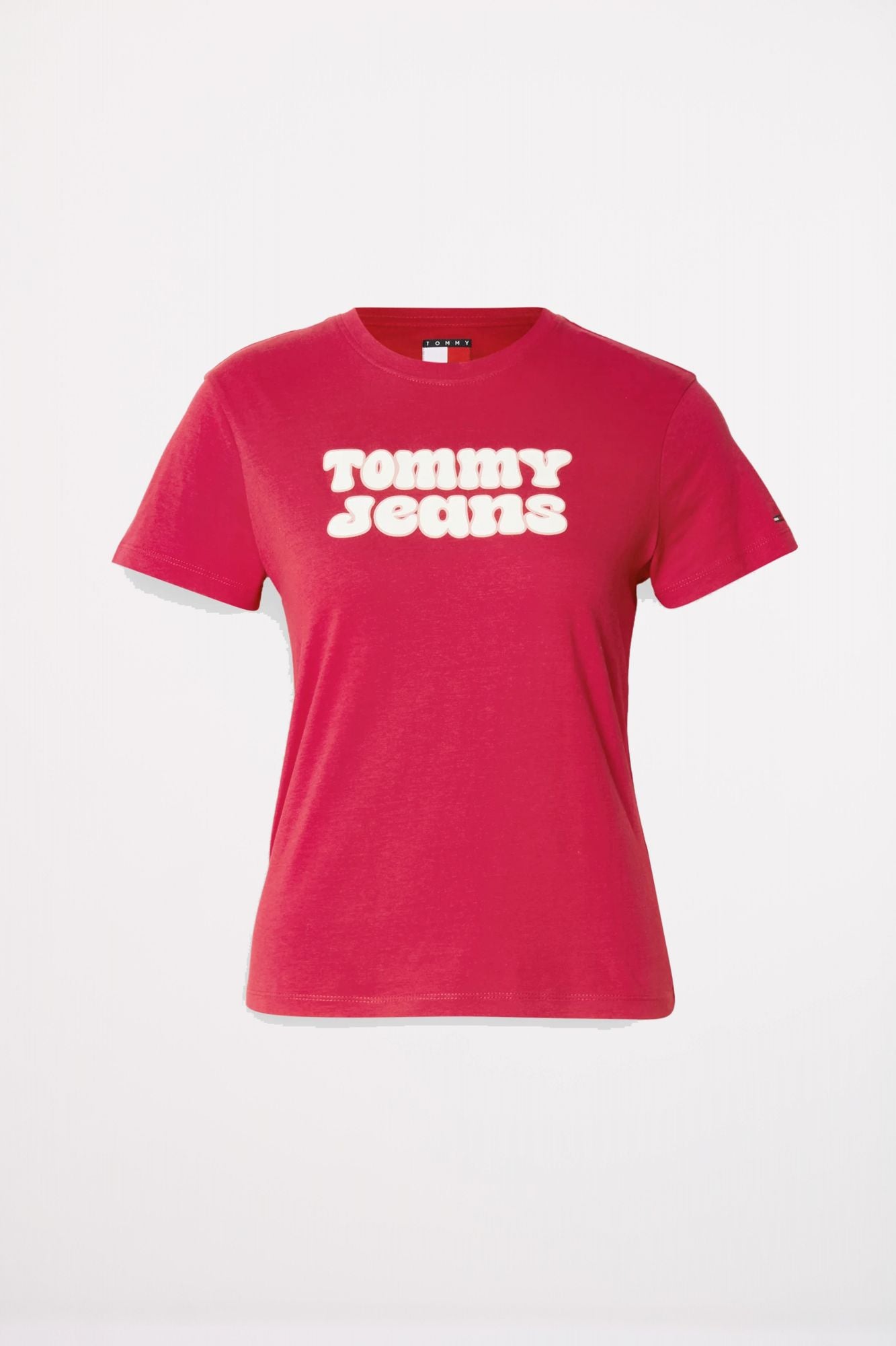 TOMMY JEANS TJW REG ESSENTIAL LOGO 2 en color ROJO (2)