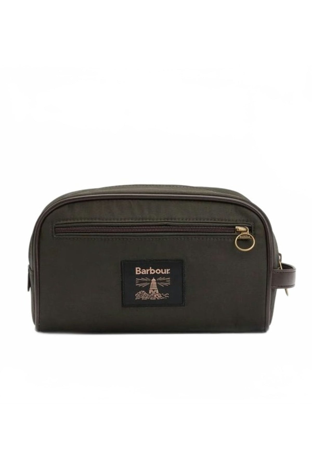 BARBOUR WAXED WASHBAG MAC0404OL51 en color VERDE (1)