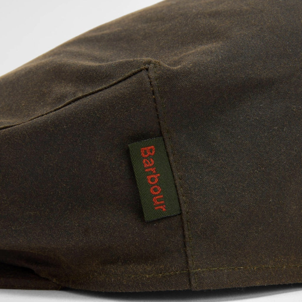 BARBOUR MHA0294OL11 CHEVIOT WAX FLAT en color VERDE (6)