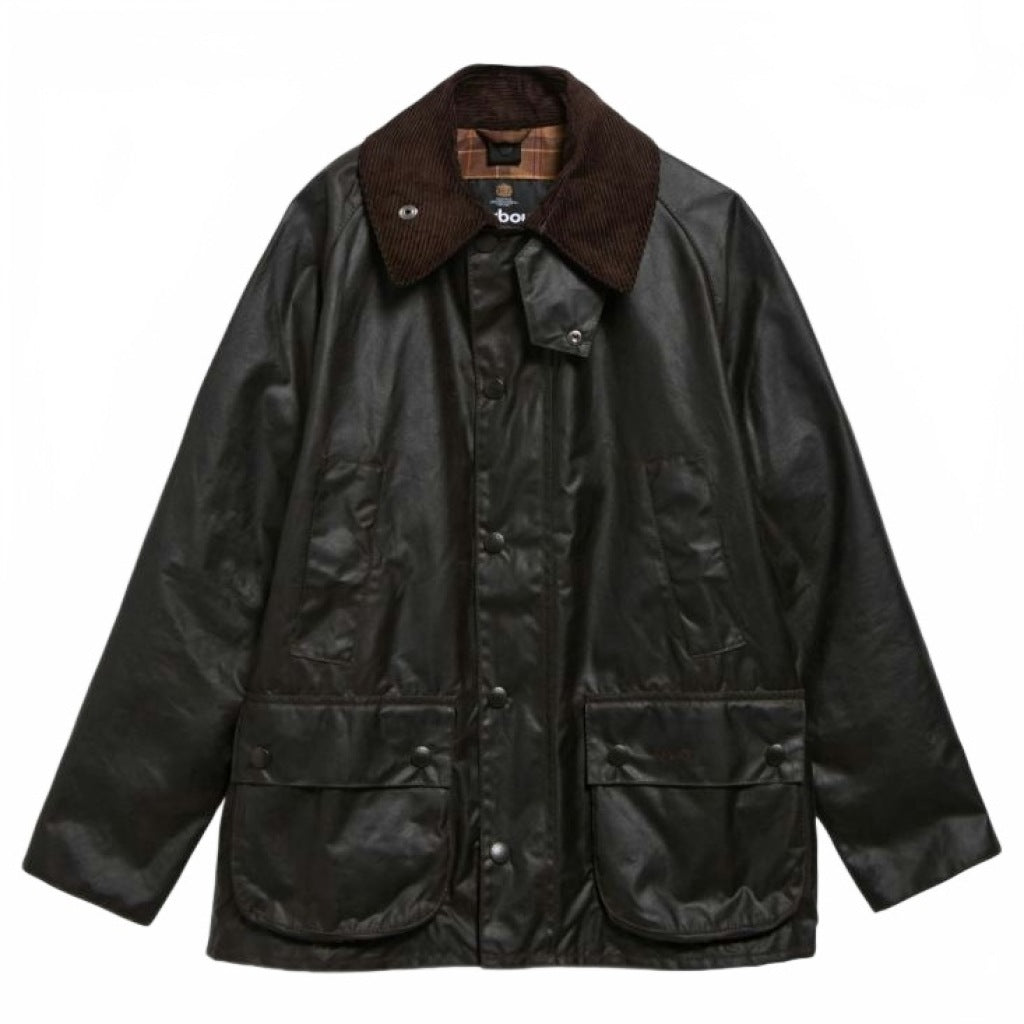 BARBOUR MWX0018SG91 BEDALE WAX JACKET en color NEGRO (1)