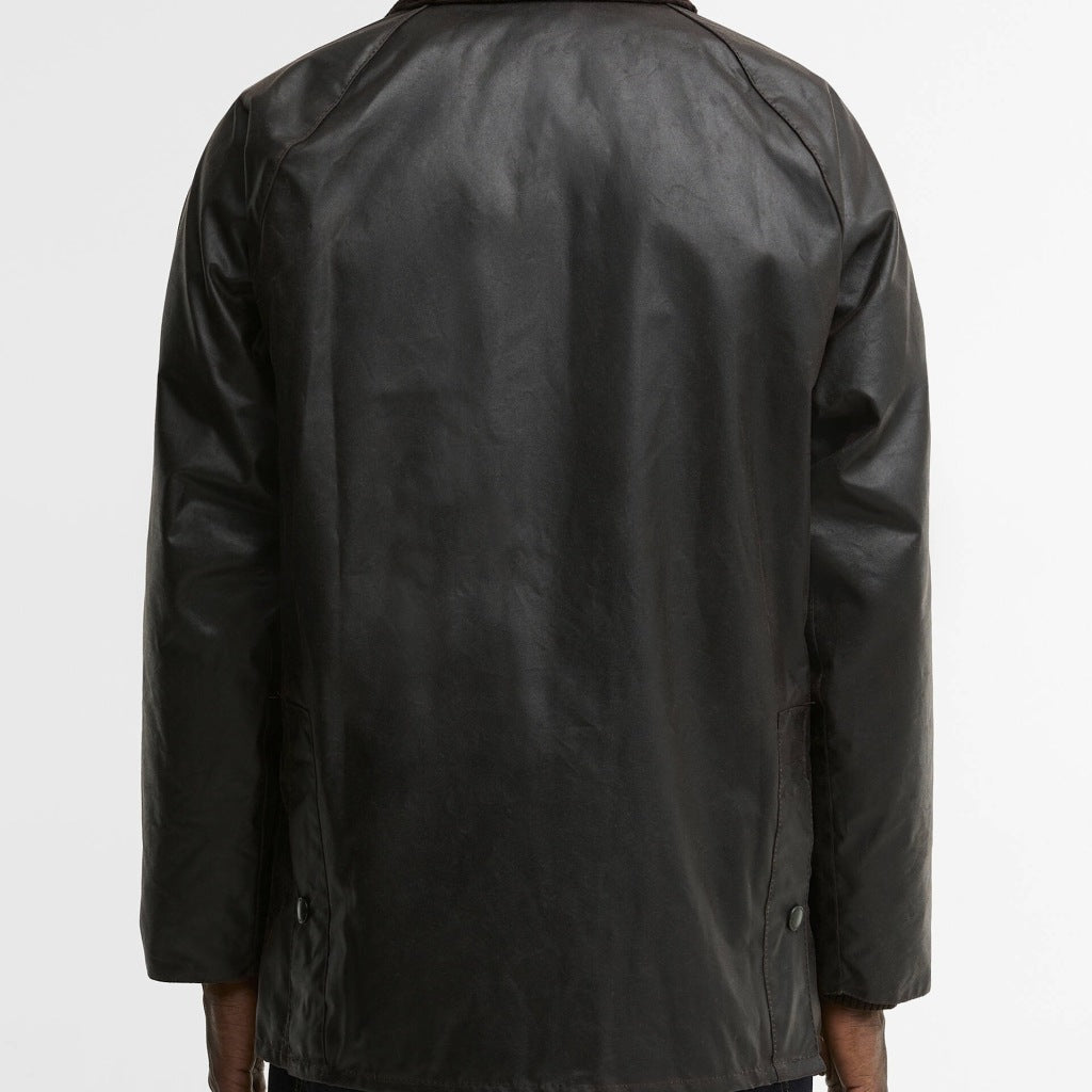 BARBOUR MWX0018SG91 BEDALE WAX JACKET en color NEGRO (2)