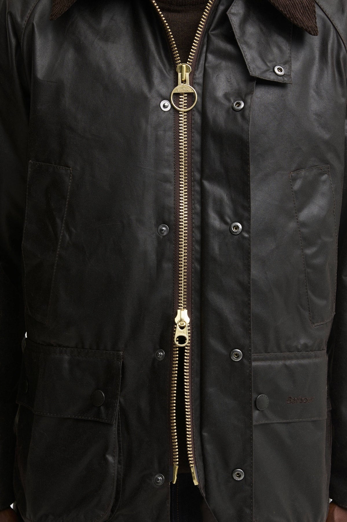 BARBOUR BEDALE WAX MWX0018SG91 en color NEGRO (6)