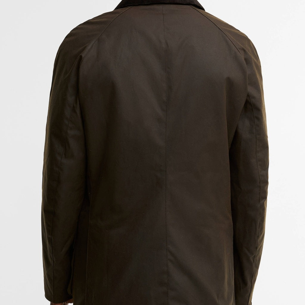 BARBOUR MWX0339OL71 ASHBY WAX JACKET en color MARRON (2)