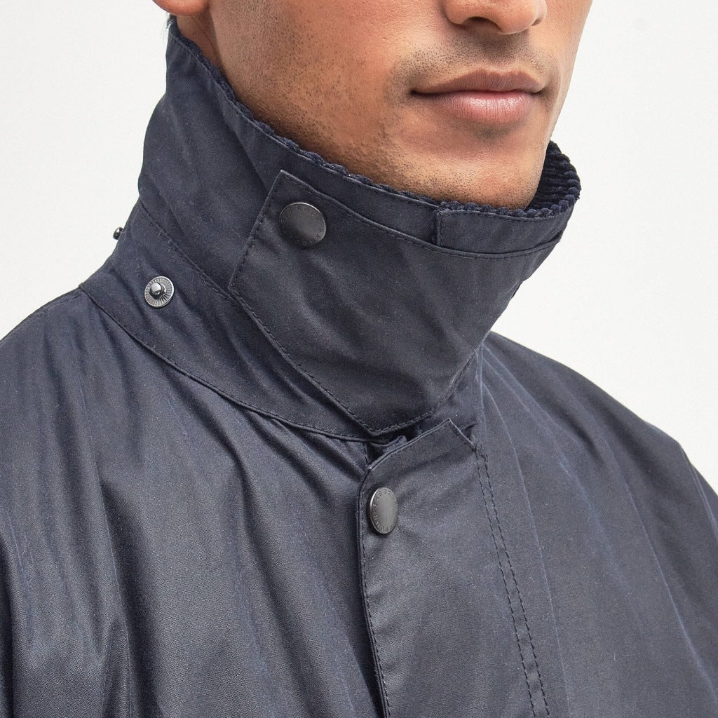 BARBOUR MWX1106NY92 REELIN WAX JACKET en color AZUL (4)