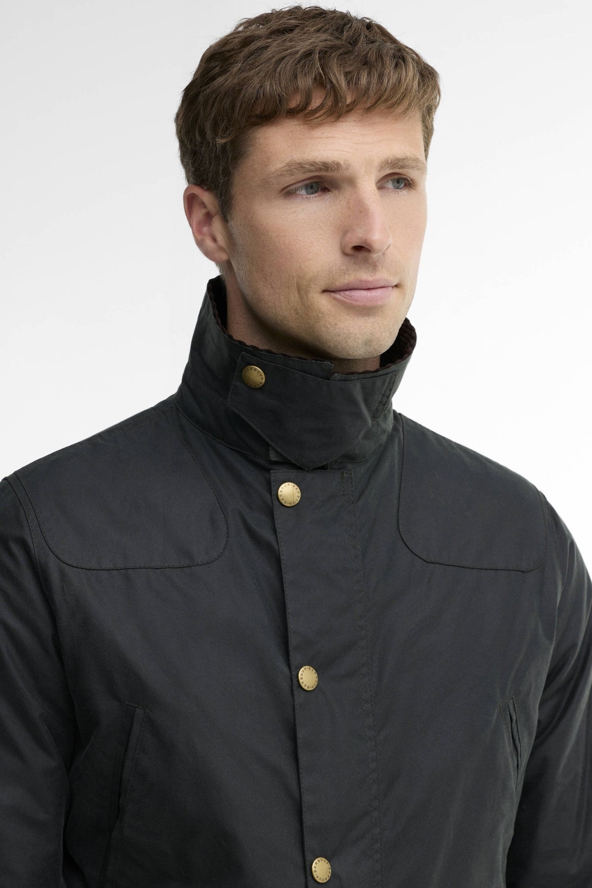 BARBOUR MWX1106SG51 REELIN WAX JACKET en color AZUL (10)