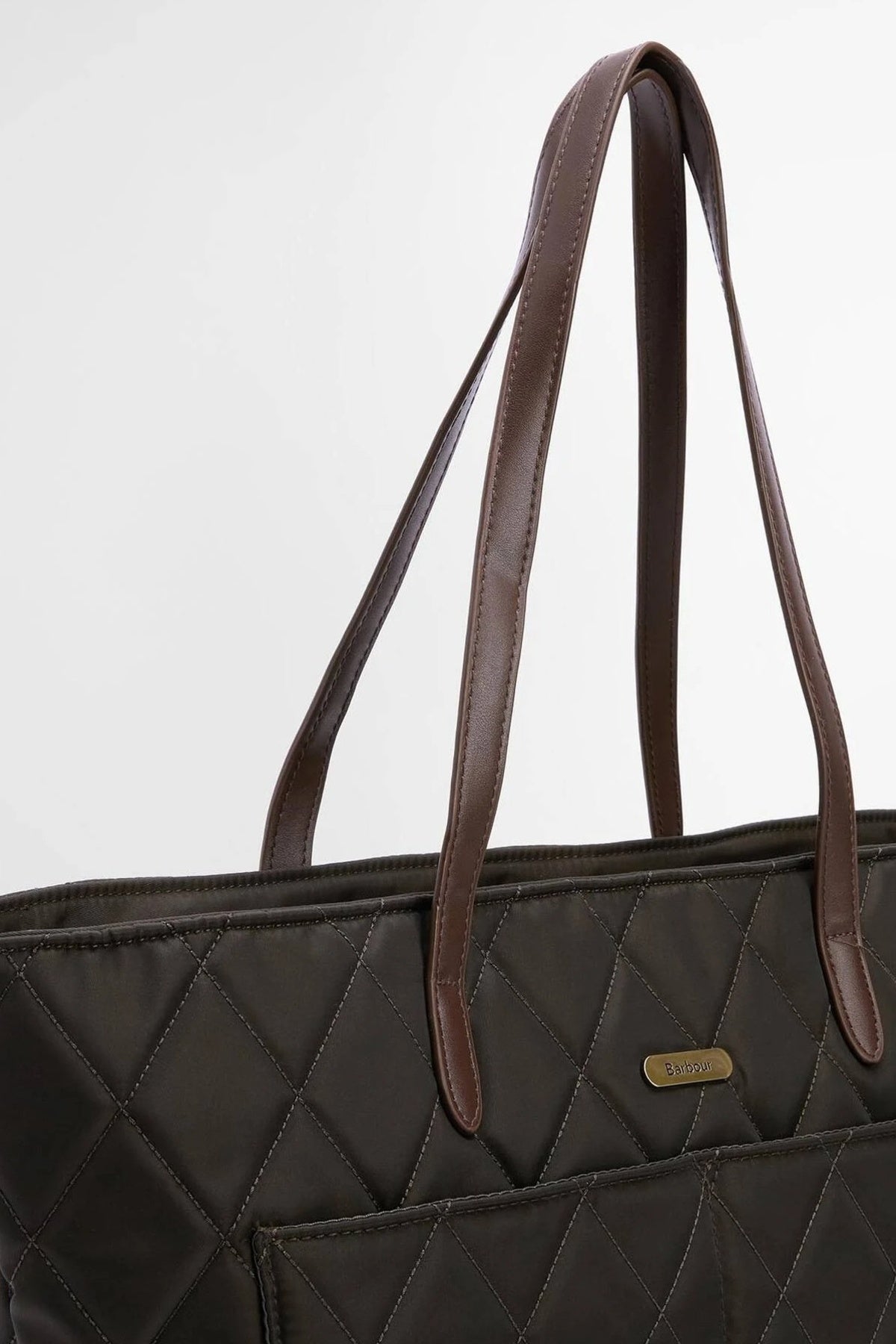 BARBOUR LBA0395OL75 BARBOUR QUILTED TOTE en color VERDE (11)