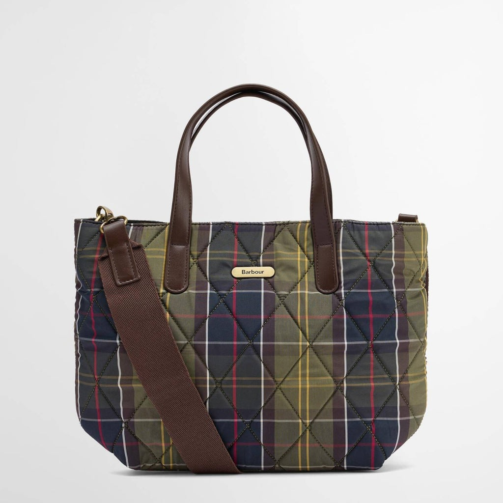 BARBOUR LBA0431TN11 BARBOUR QUILTED TOTE BA en color VERDE (1)