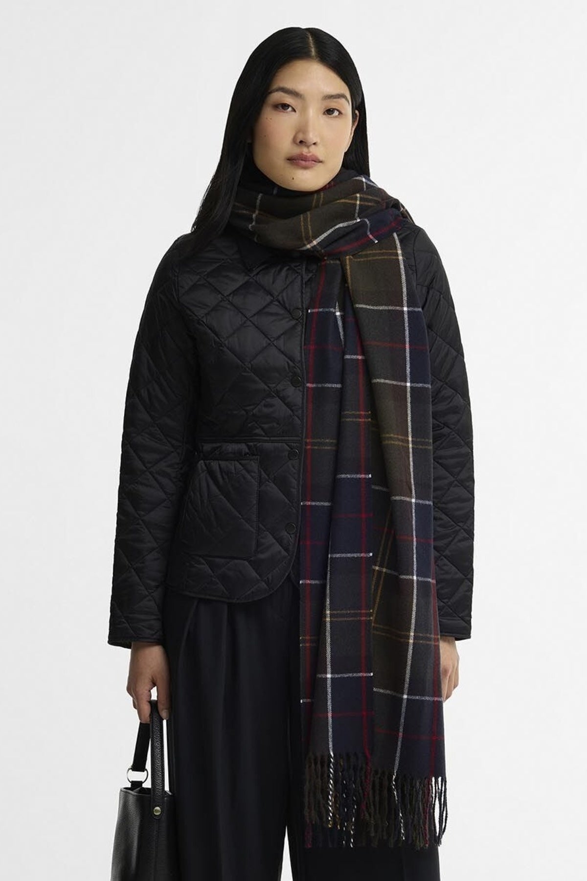 BARBOUR HAILES TARTAN SCARF LSC0426TN11 en color MULTICOLOR (1)