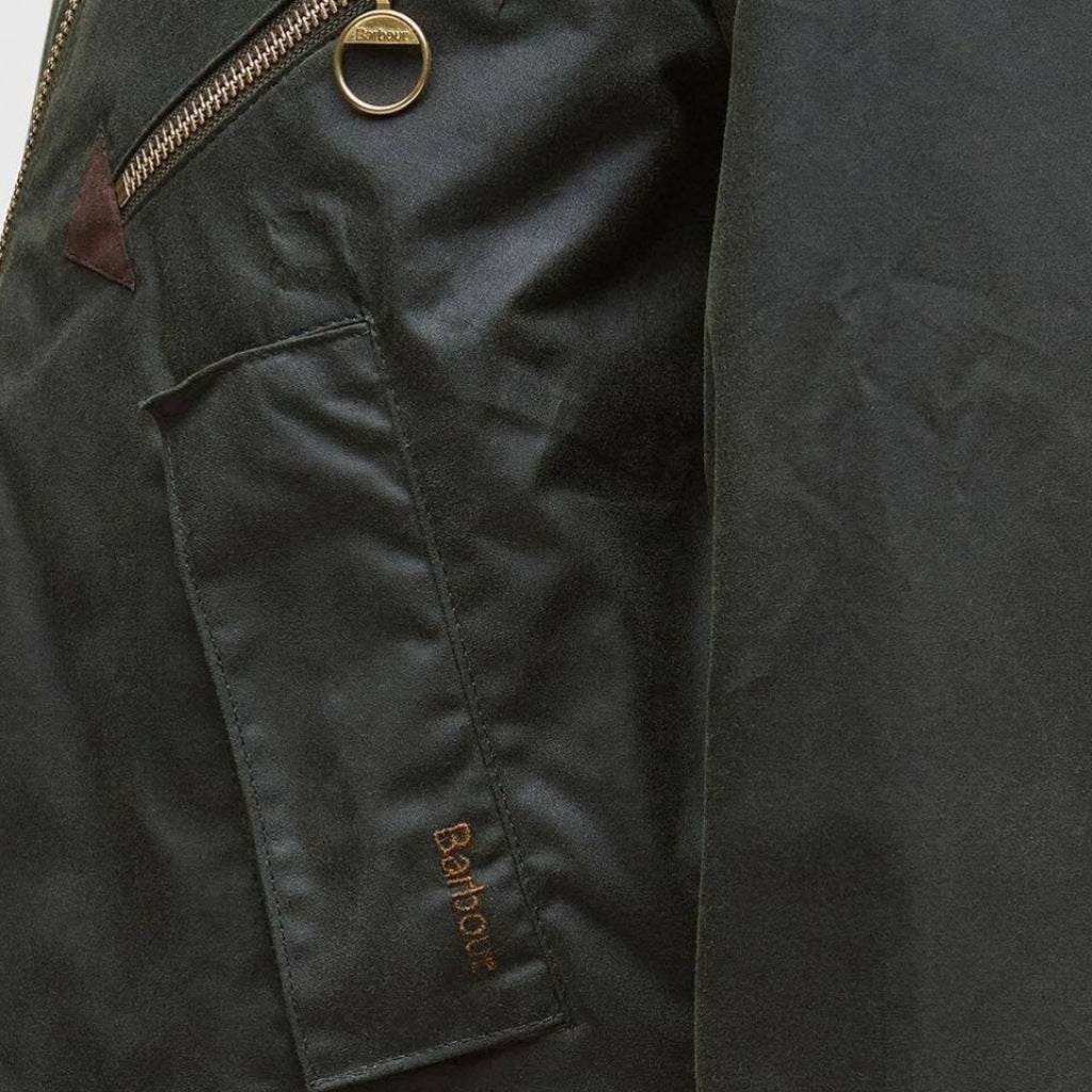 BARBOUR LWX1482OL52 BARBOUR ARLENE WAX en color VERDE (5)