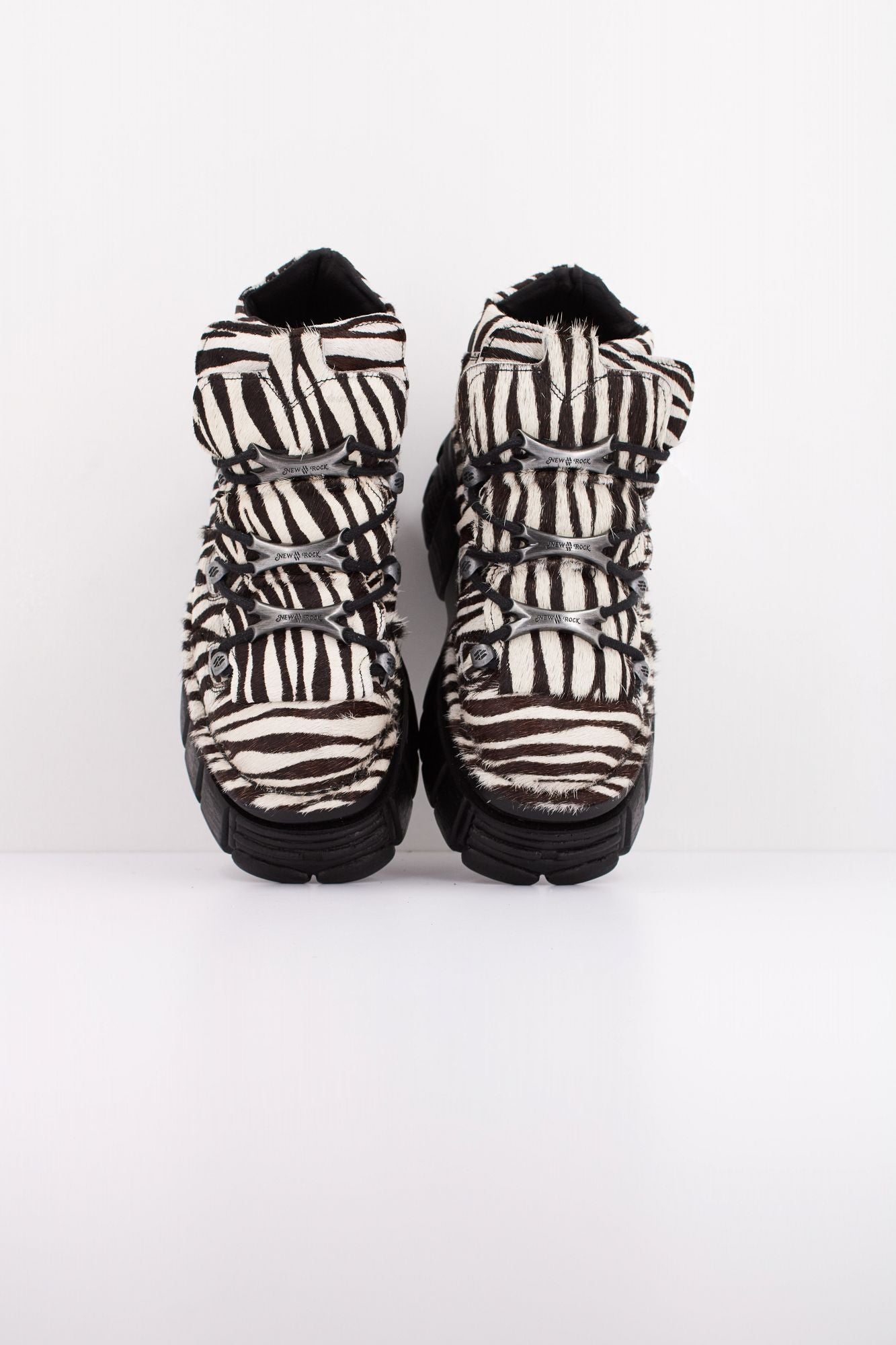 NEW ROCK ANKLE BOOT METALLIC en color ANIMAL PRINT (3)