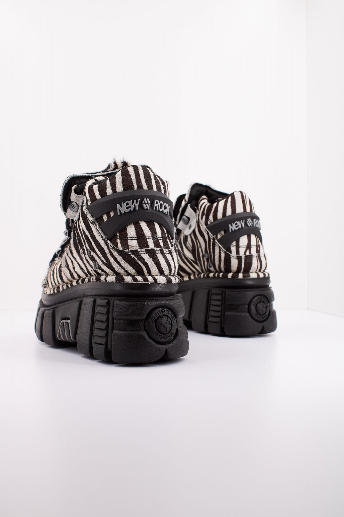 NEW ROCK ANKLE BOOT METALLIC en color ANIMAL PRINT (4)