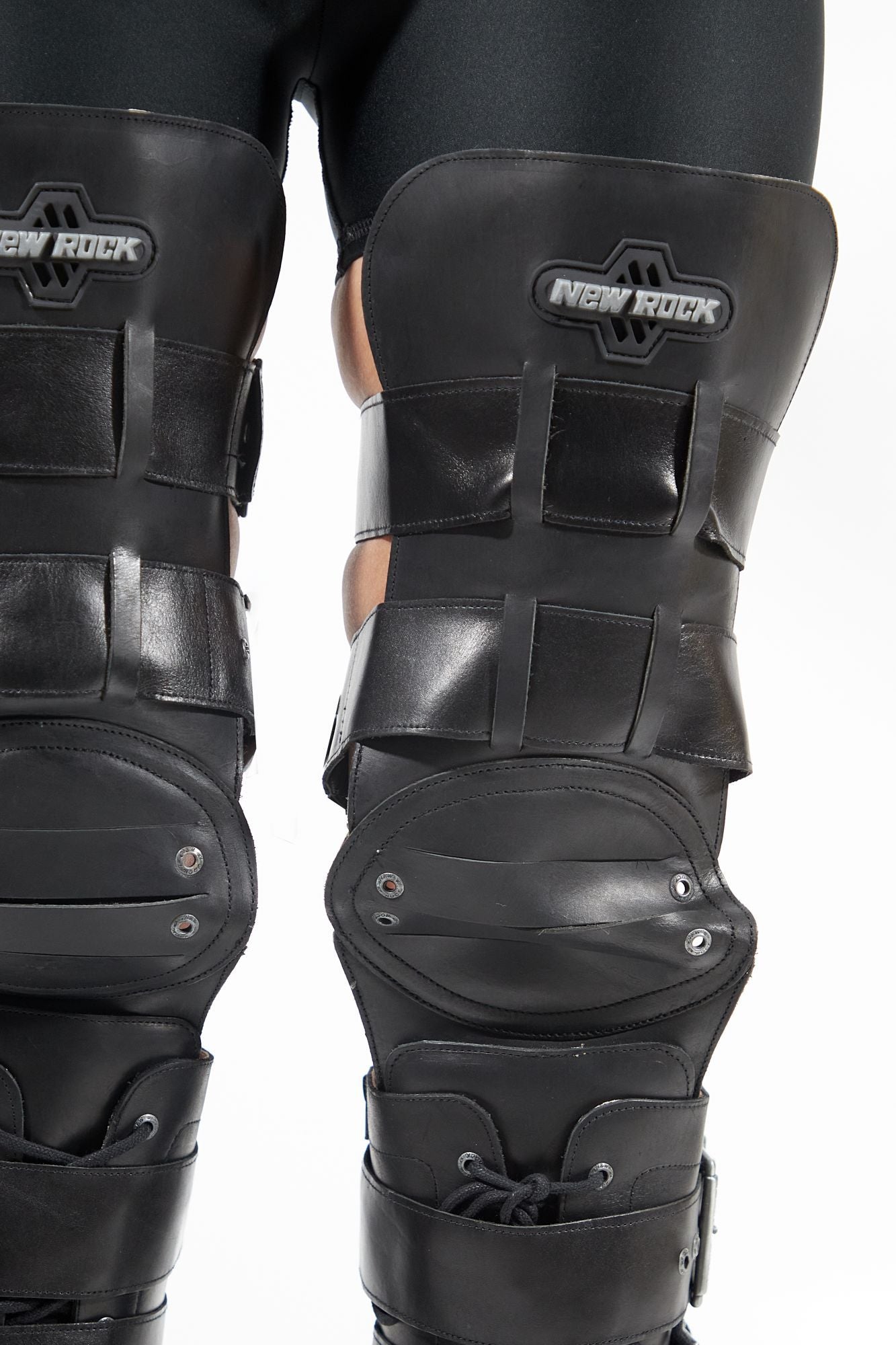 NEW ROCK BOOT METALLIC en color NEGRO (7)