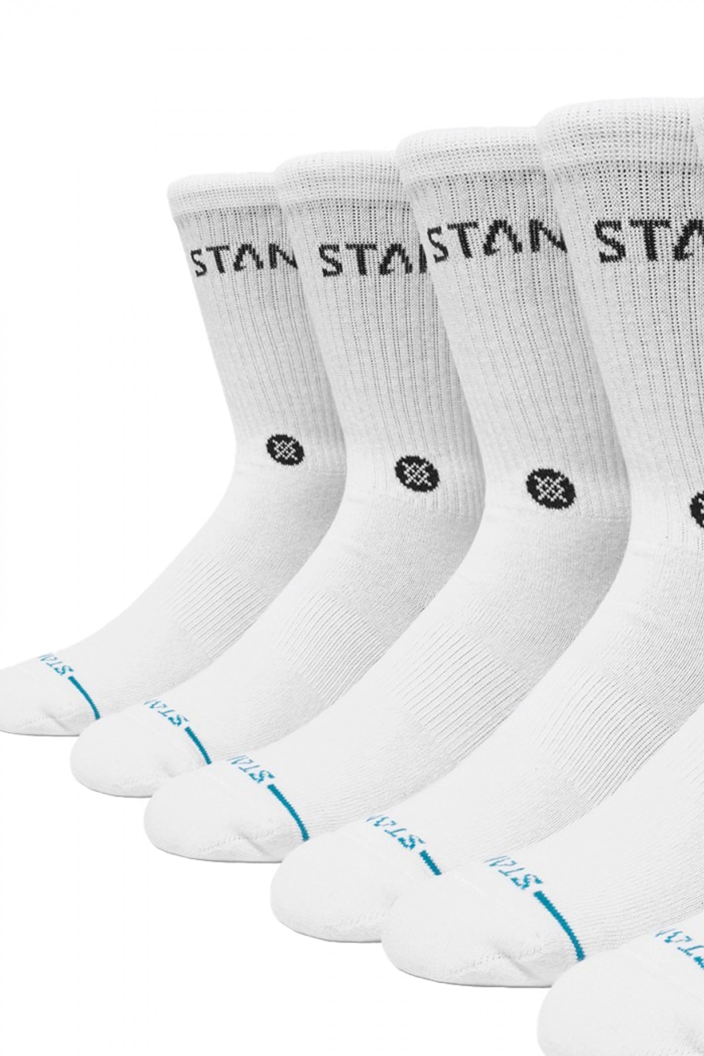STANCE SOCKS en color BLANCO (3)