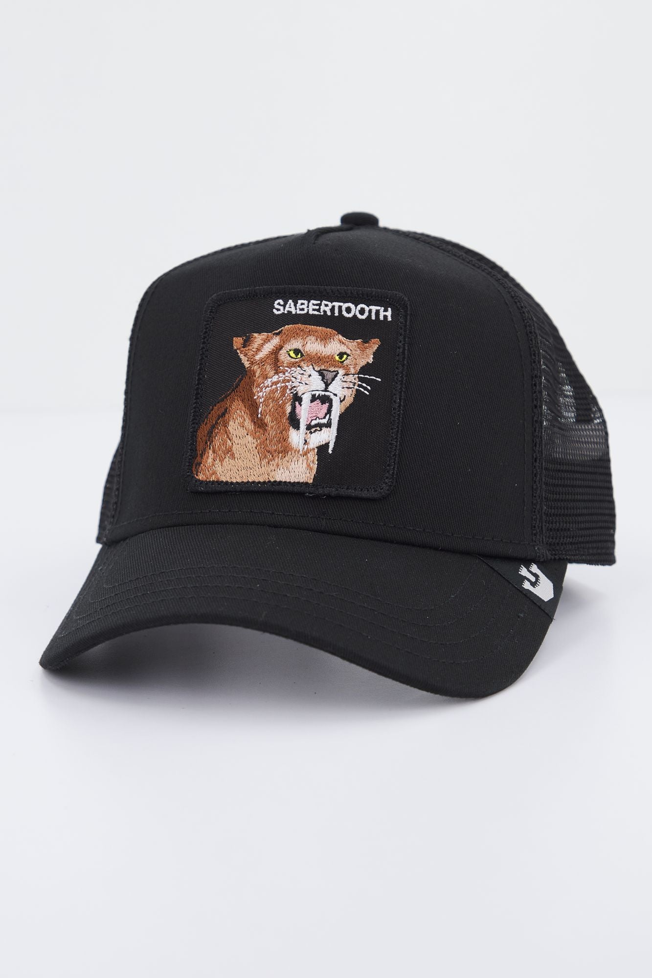 GOORIN BROS THE SABERTOOTH TIGER en color NEGRO (1)
