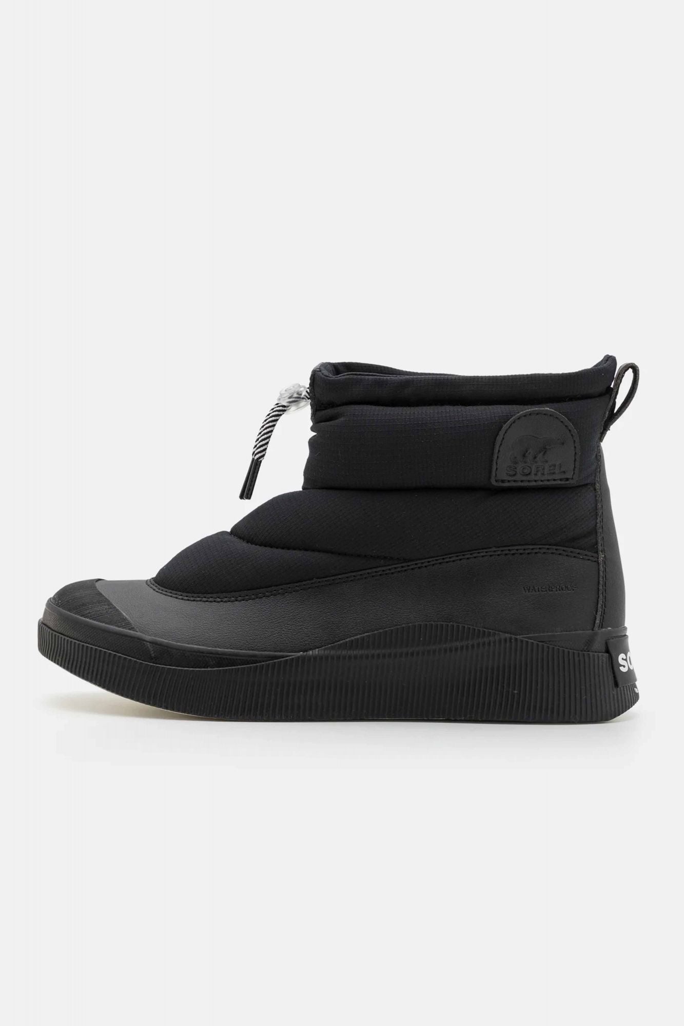 SOREL OUT N ABOUT IV PUFFY WP en color NEGRO (1)