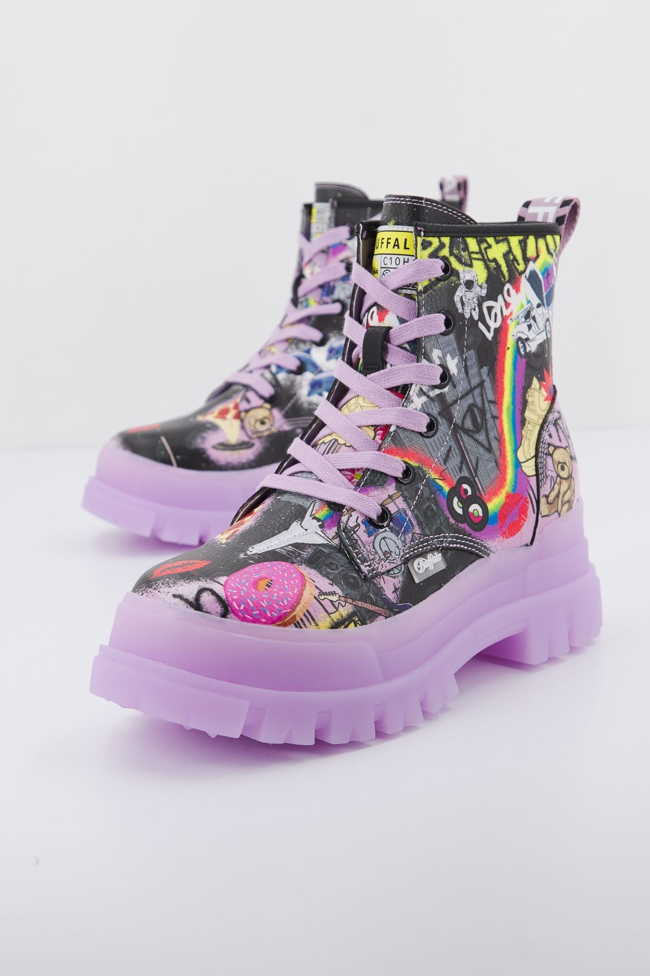 BUFFALO ASPHA RLD BUTTONS en color VIOLETA (2)