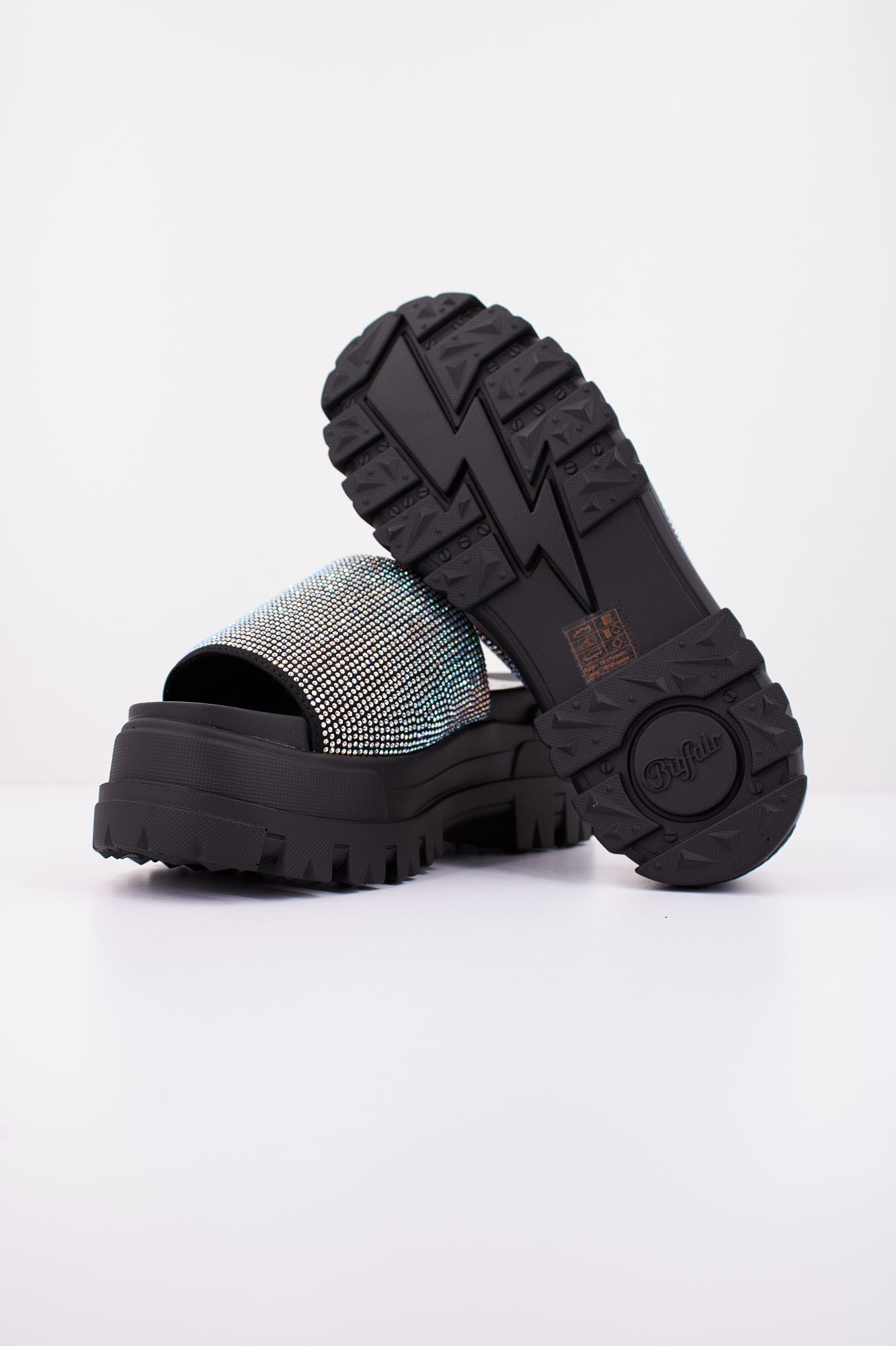 BUFFALO ASPHA SLIDE GLAM en color NEGRO (4)