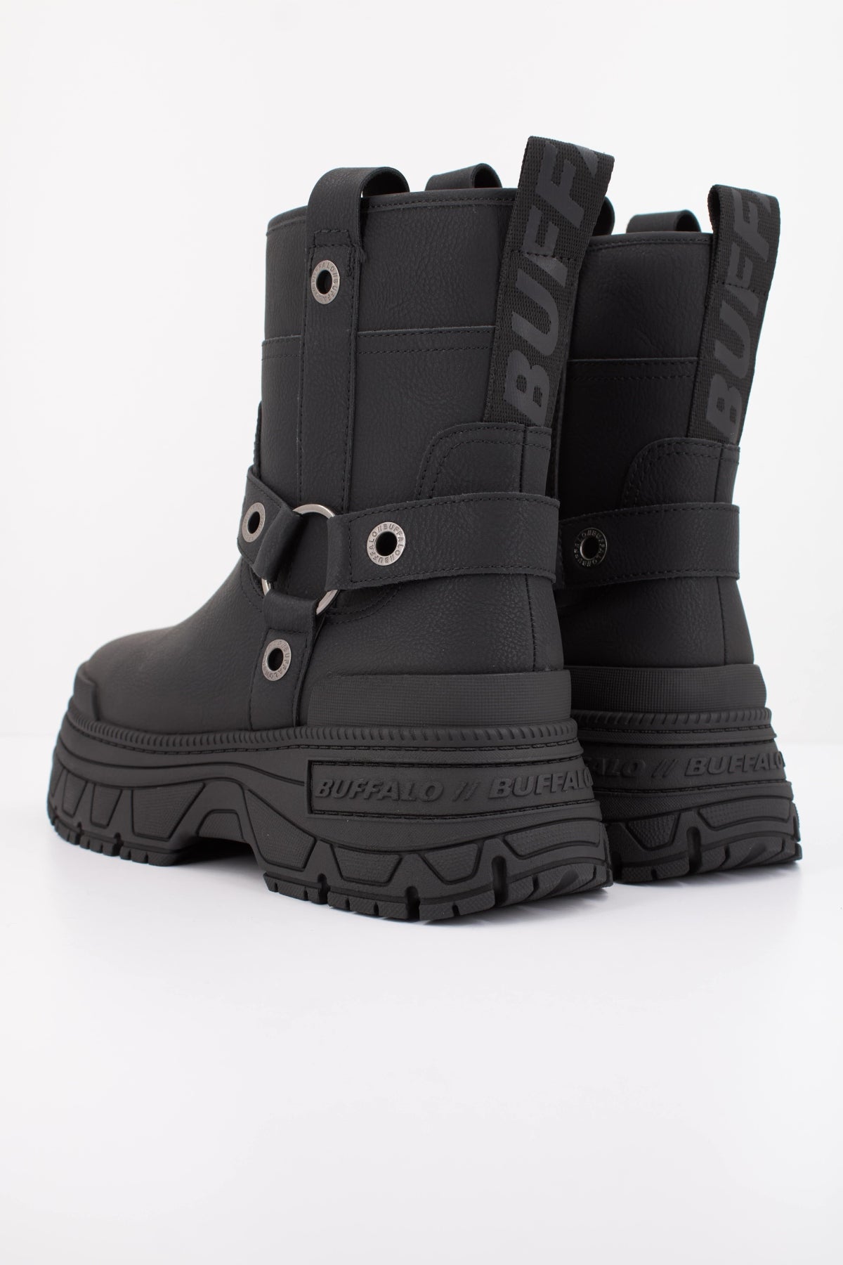 BUFFALO FUSION BIKER MID 1270129B en color NEGRO (4)