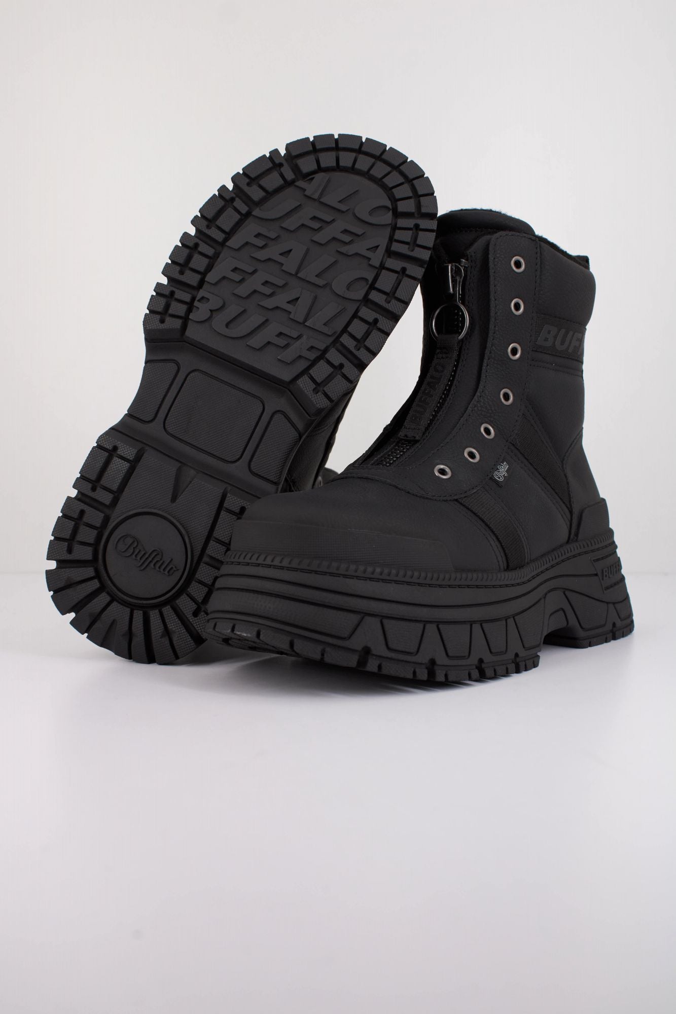 BUFFALO FUSION FRONT ZIP VEGA en color NEGRO (4)