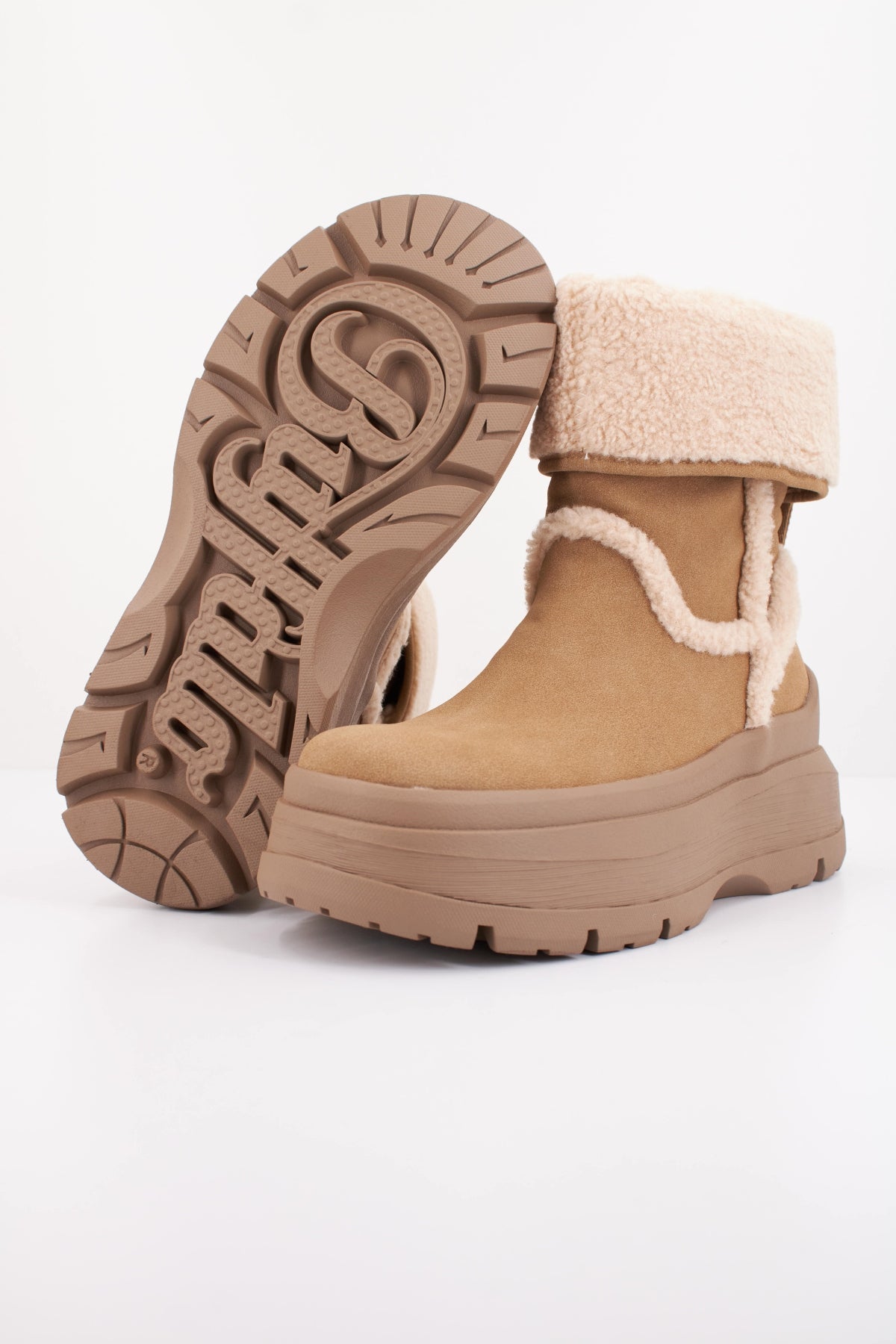 BUFFALO OLYMPIA FOLD BOOT WAR en color MARRON CLARO (5)